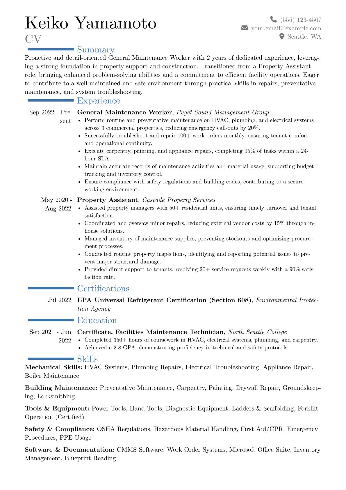 Career changer version - Page 1