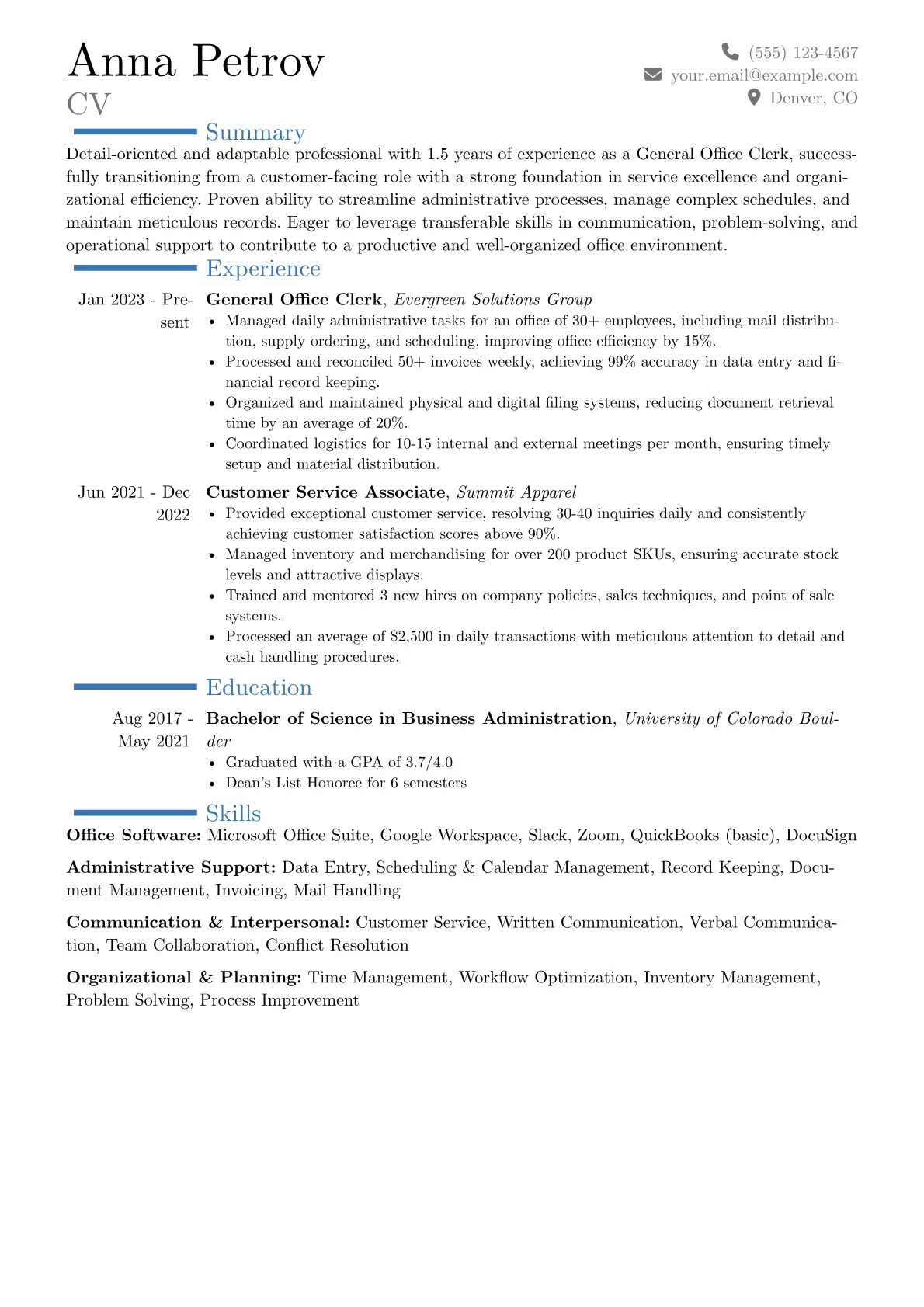 Career changer version - Page 1