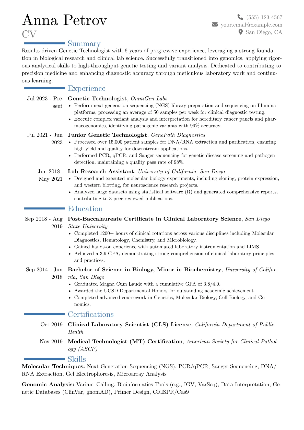 Career changer version - Page 1