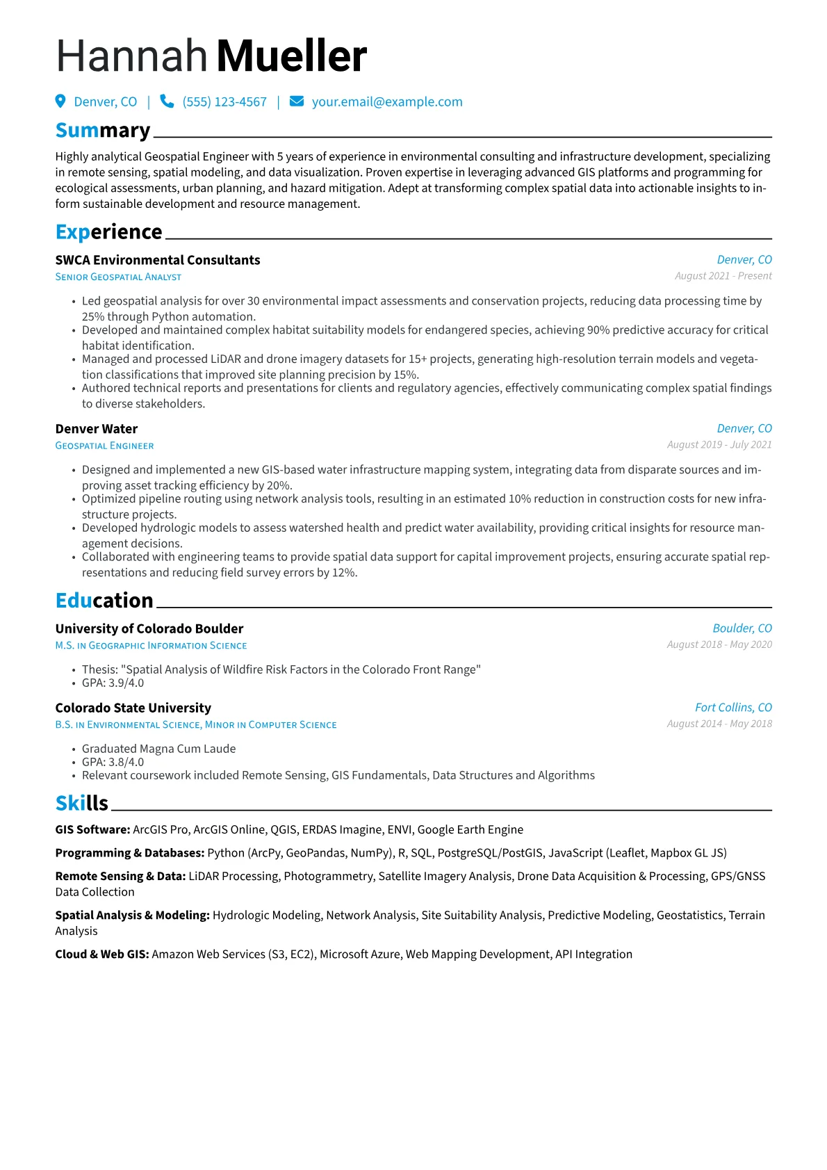 Geospatial Engineer version - Page 1