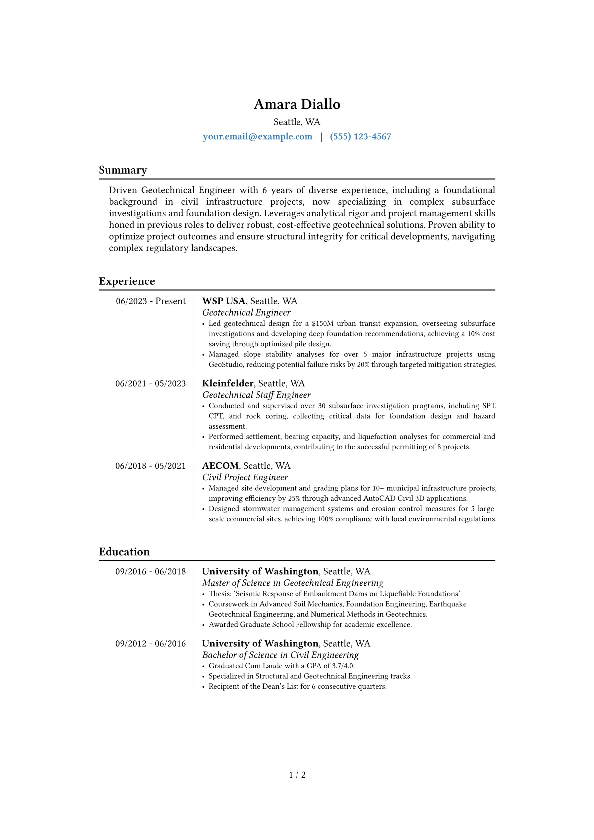 Career changer version - Page 1