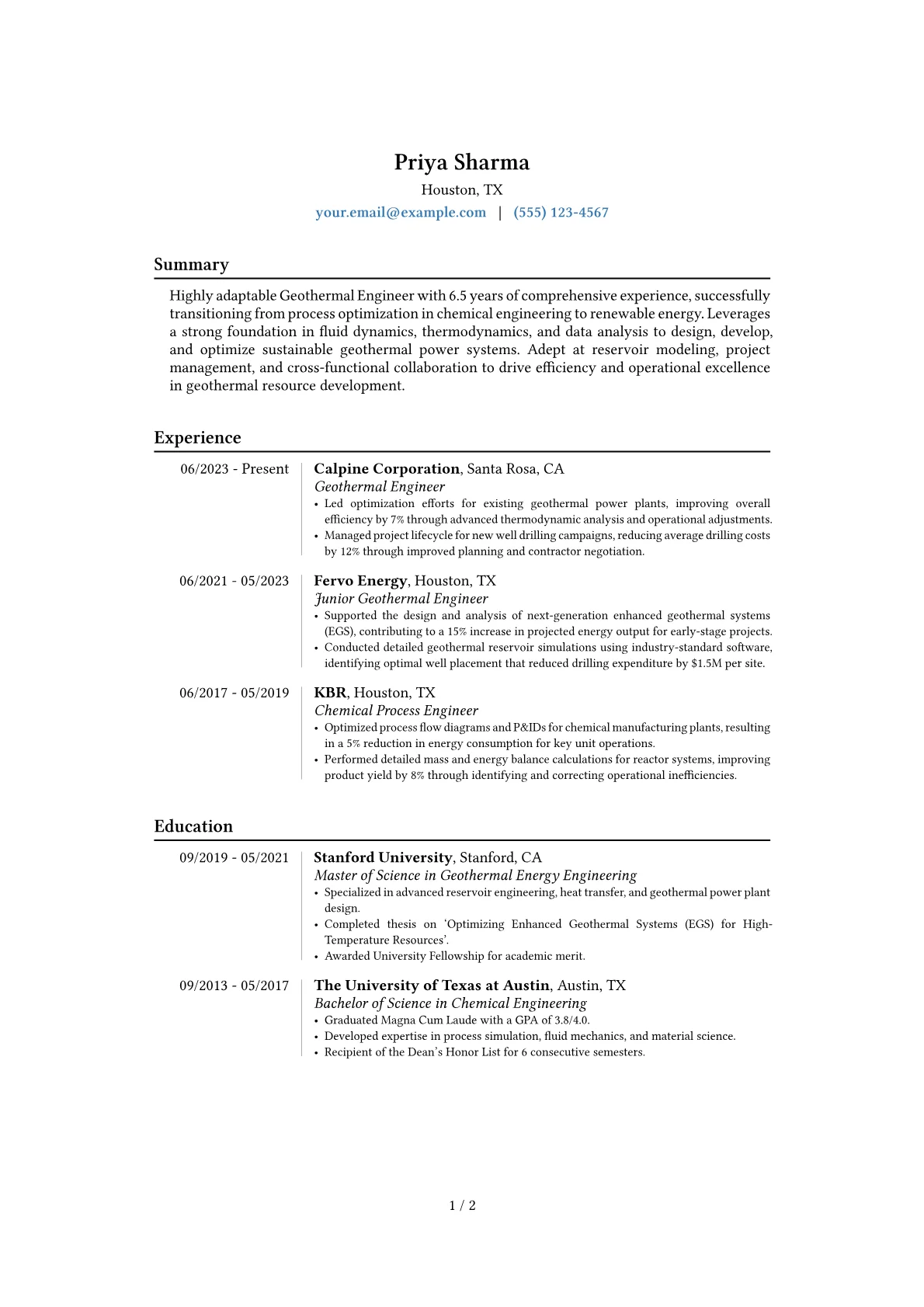 Career changer version - Page 1