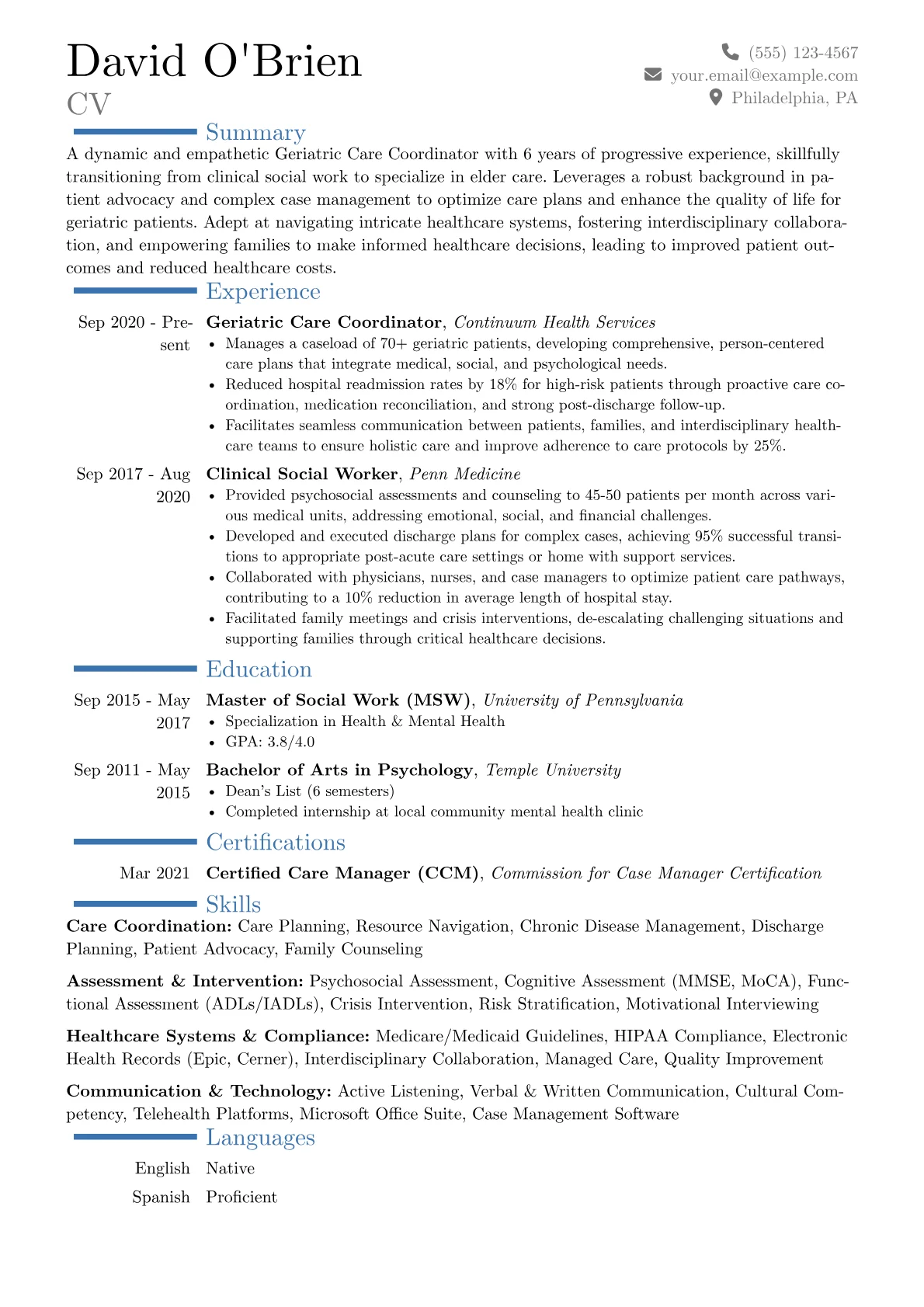 Career changer version - Page 1