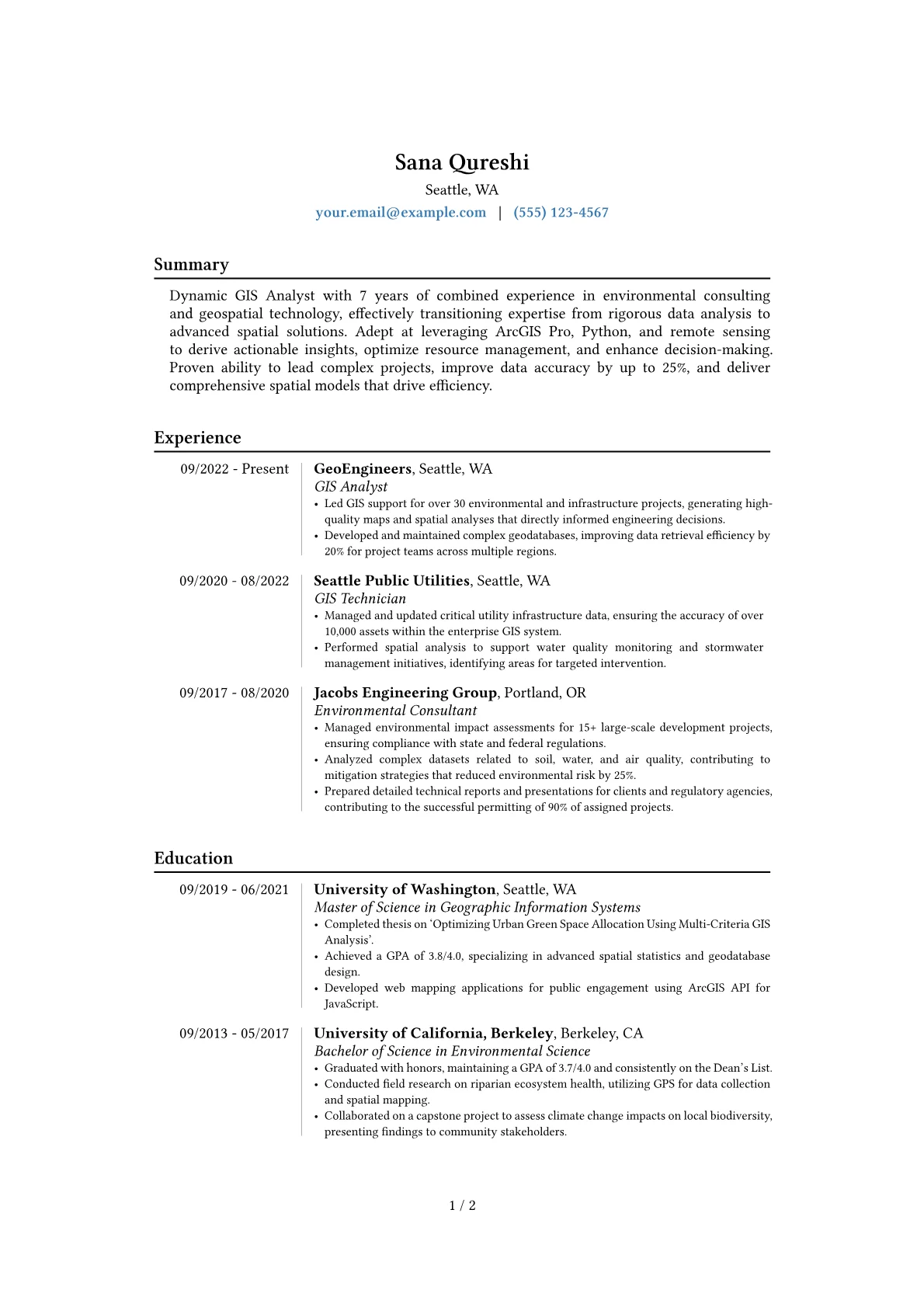 Career changer version - Page 1