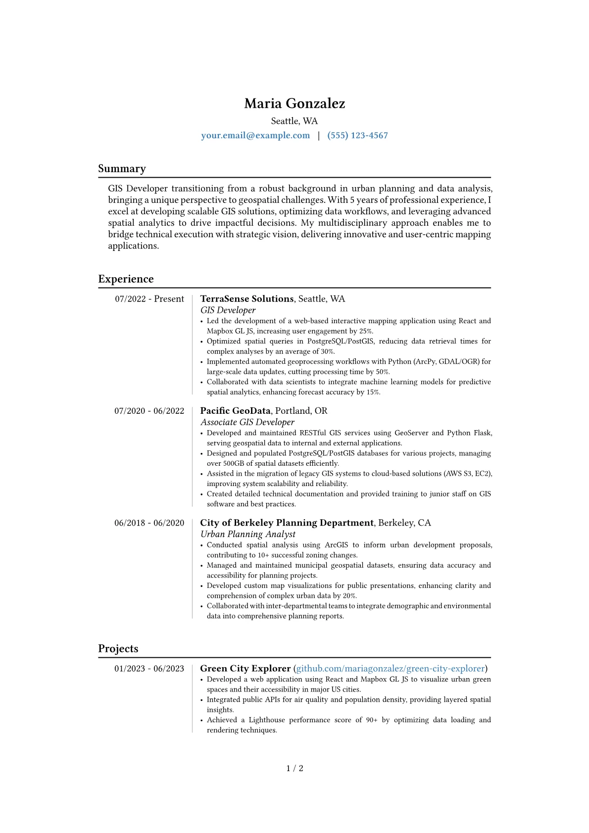 Career changer version - Page 1