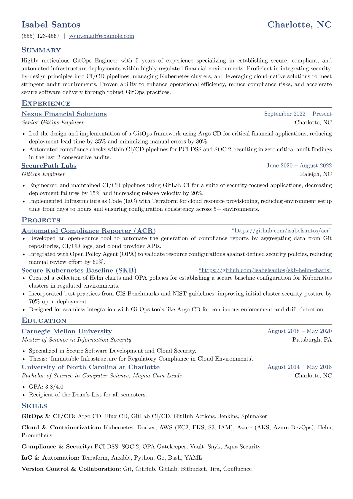 FinTech-Focused GitOps version - Page 1
