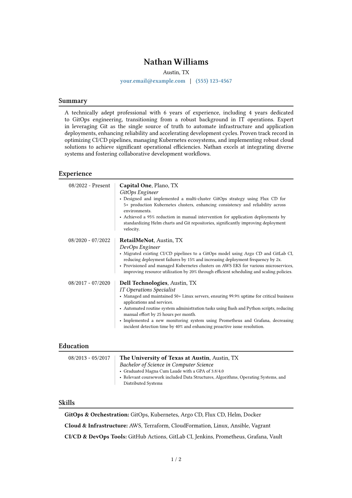 Career changer version - Page 1