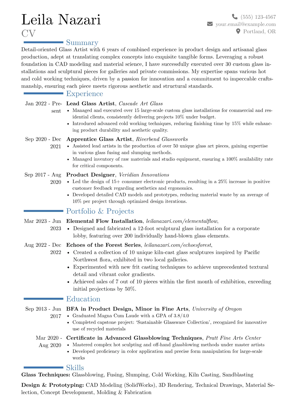 Career changer version - Page 1