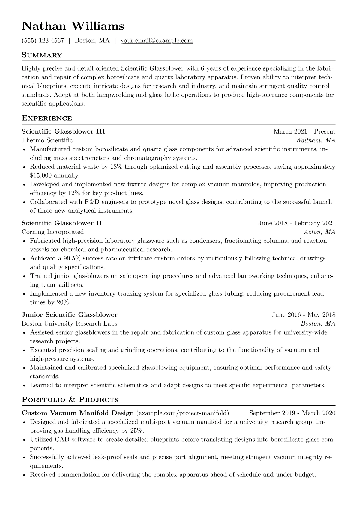 Scientific Glassblower version - Page 1