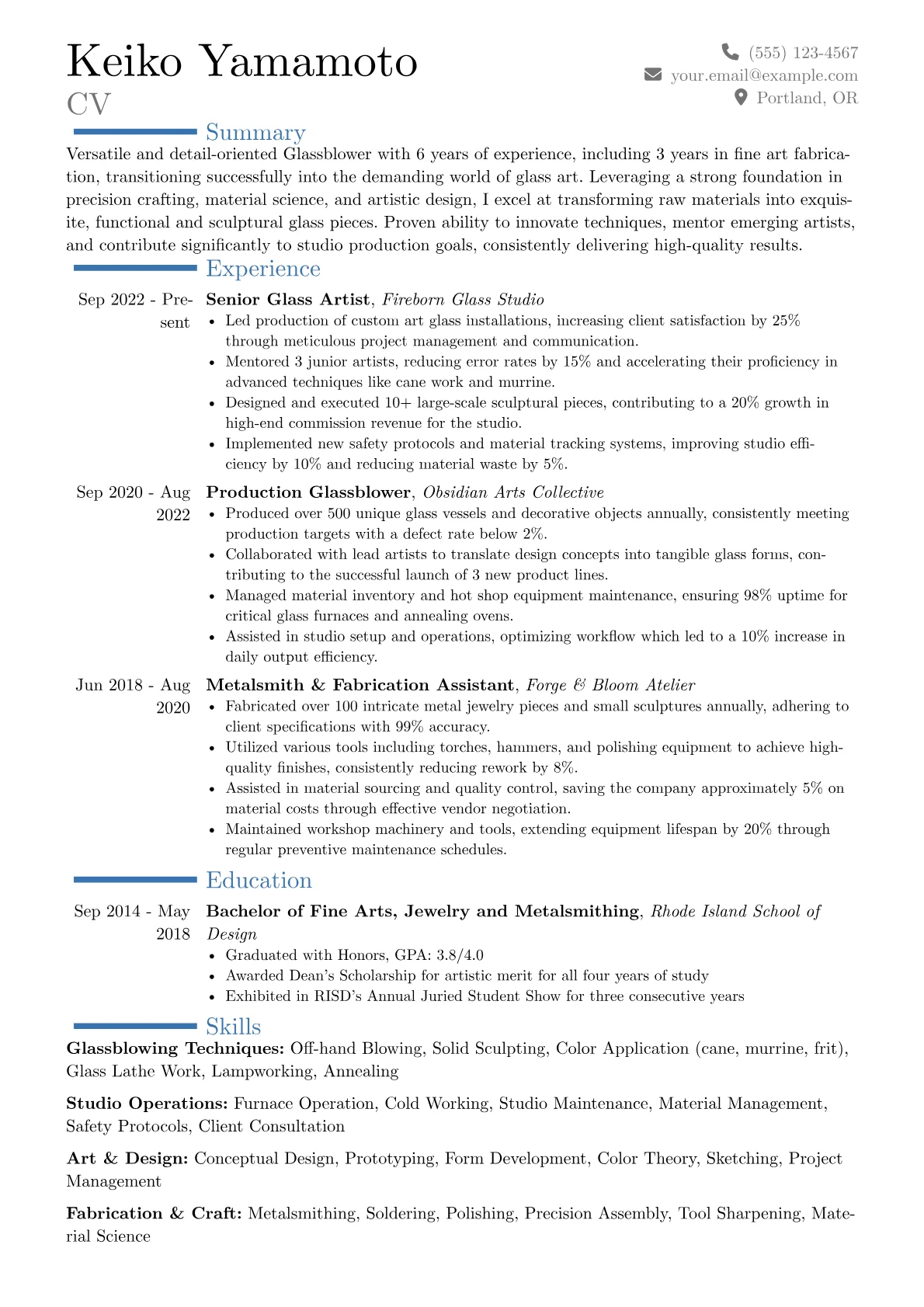 Career changer version - Page 1