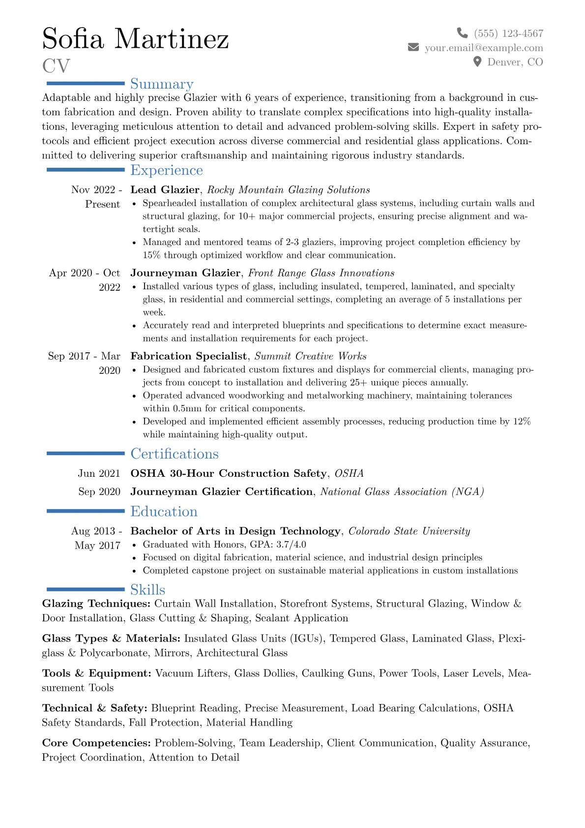Career changer version - Page 1