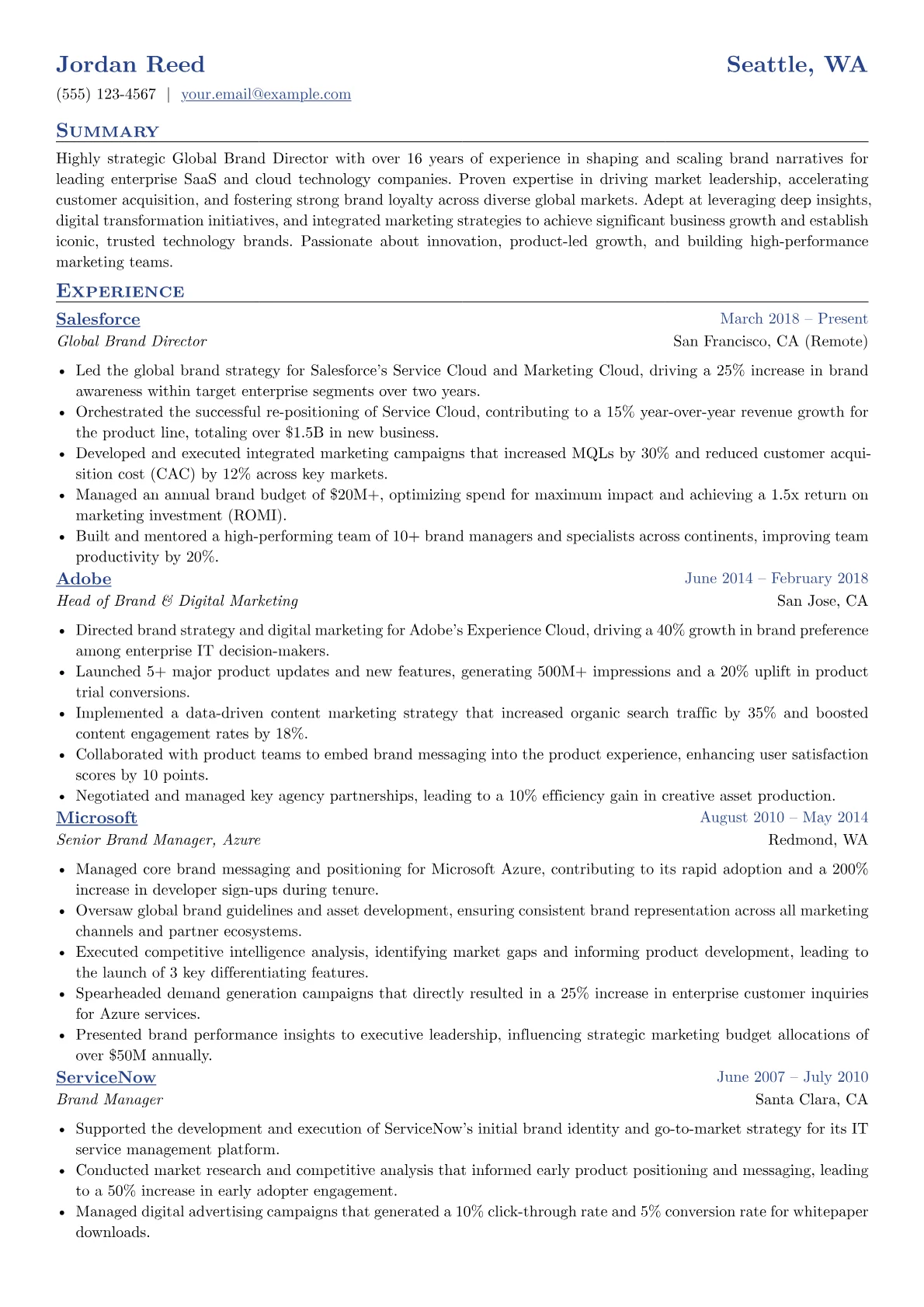 Tech/SaaS Focus version - Page 1
