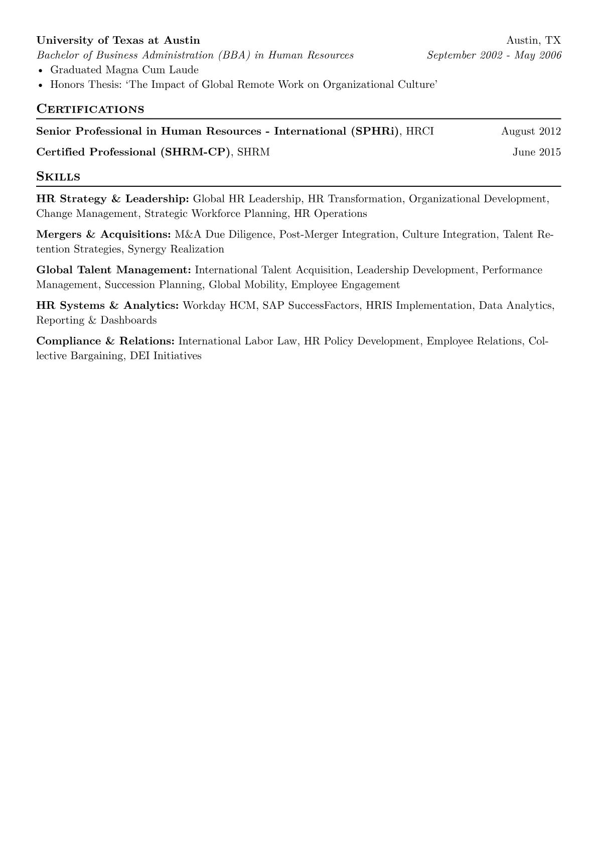 Global HR Director version - Page 2