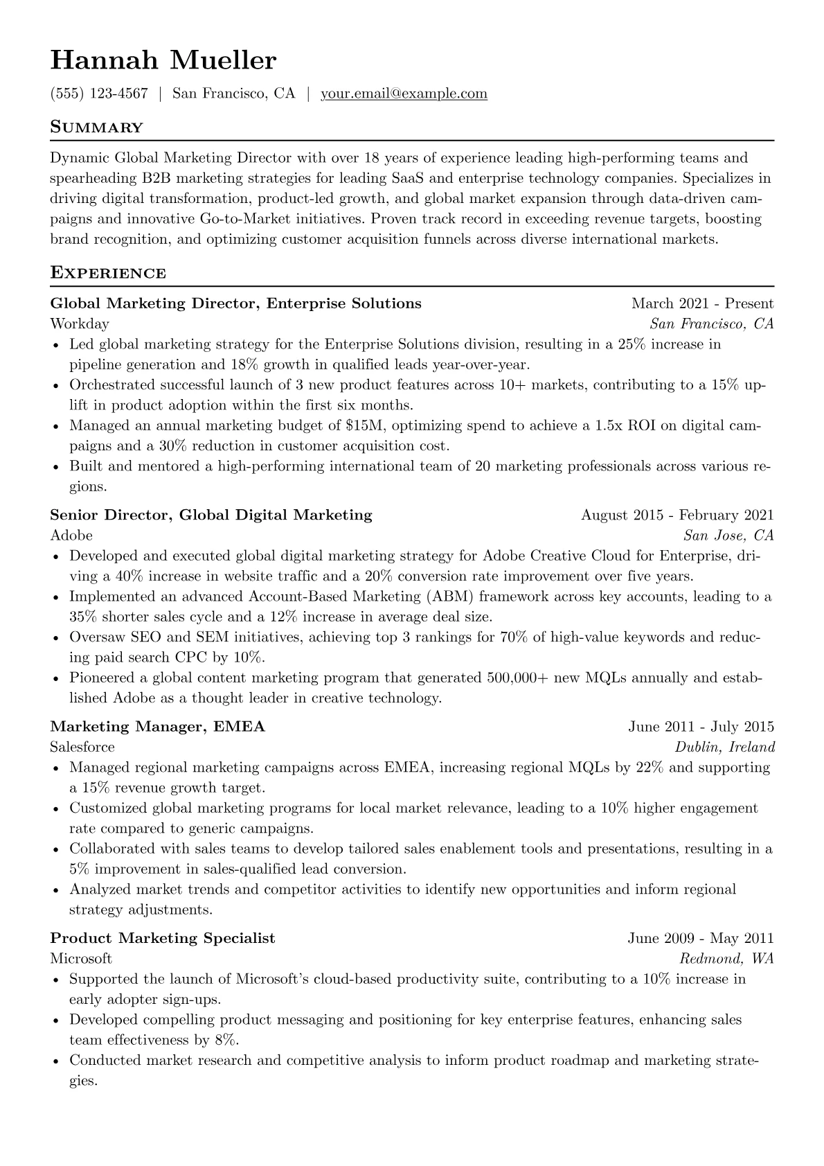 Global B2B SaaS version - Page 1