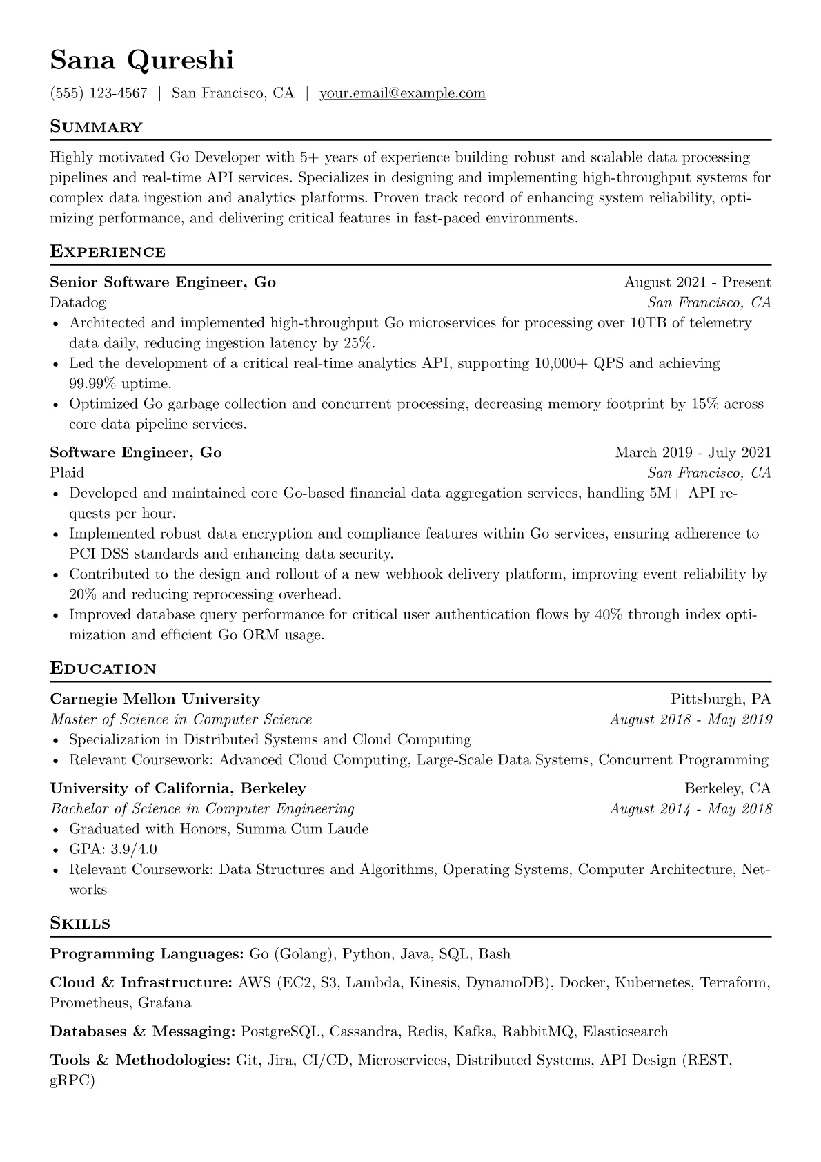 Go Developer - Data version - Page 1