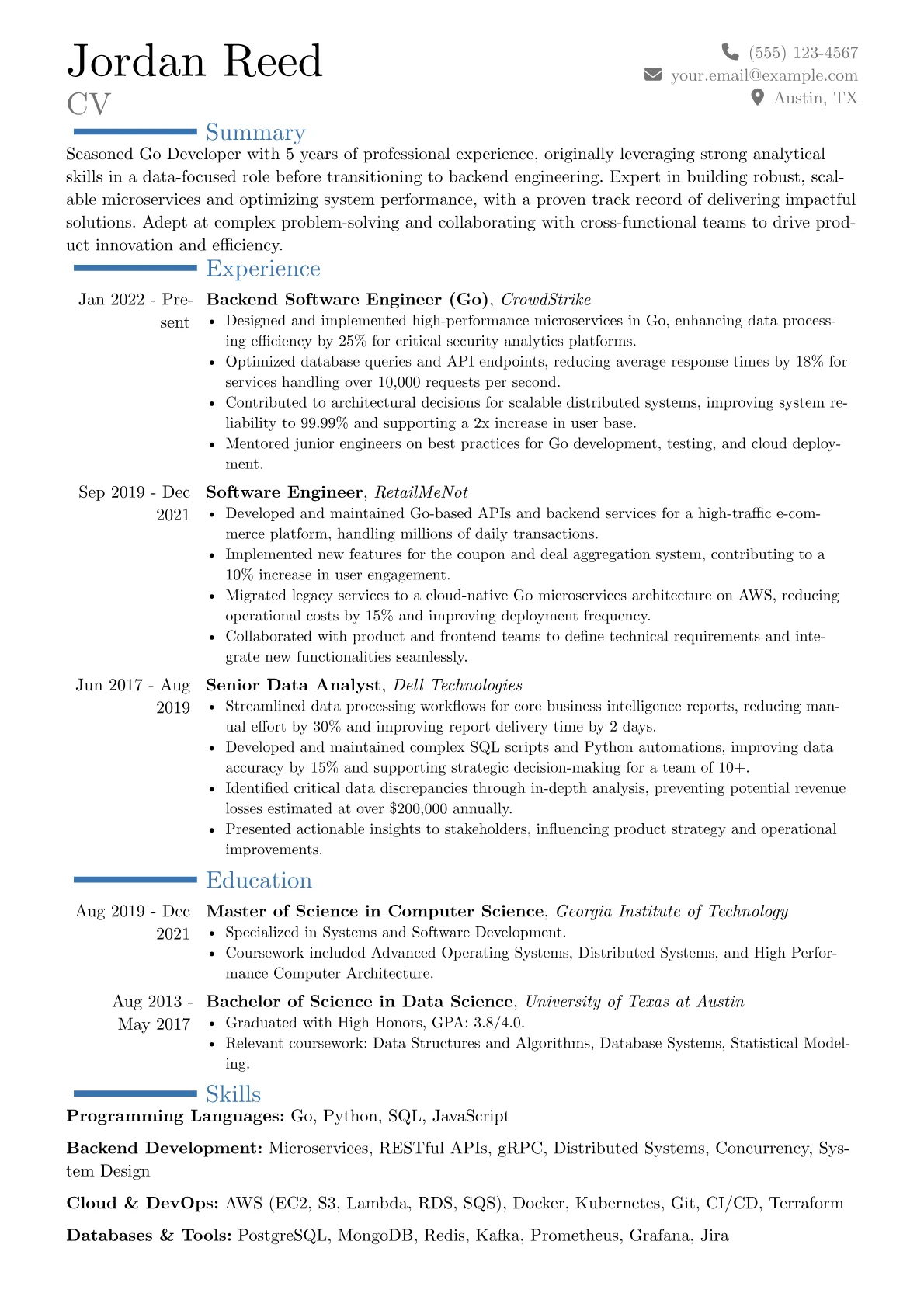 Career changer version - Page 1