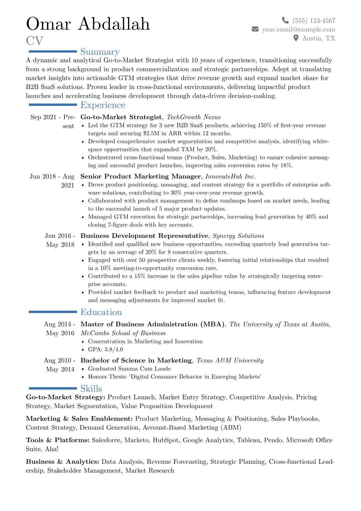 Career changer version - Page 1