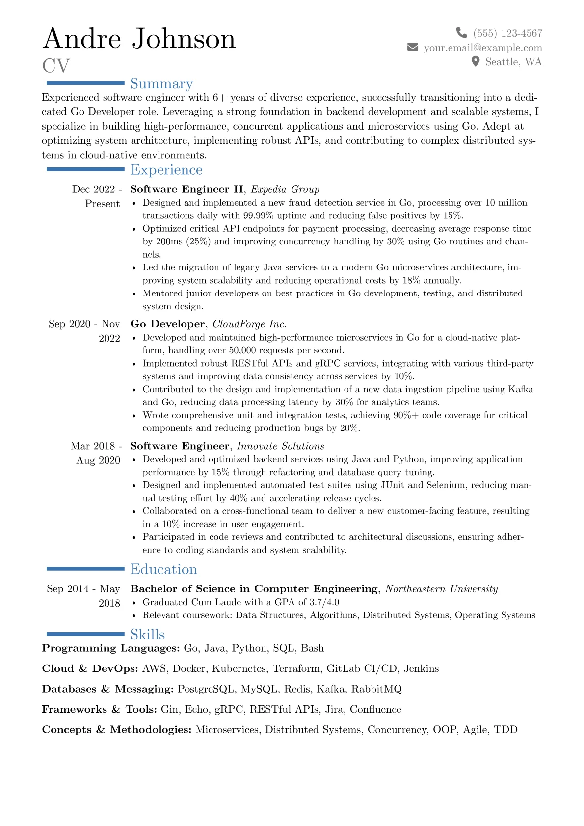 Career changer version - Page 1