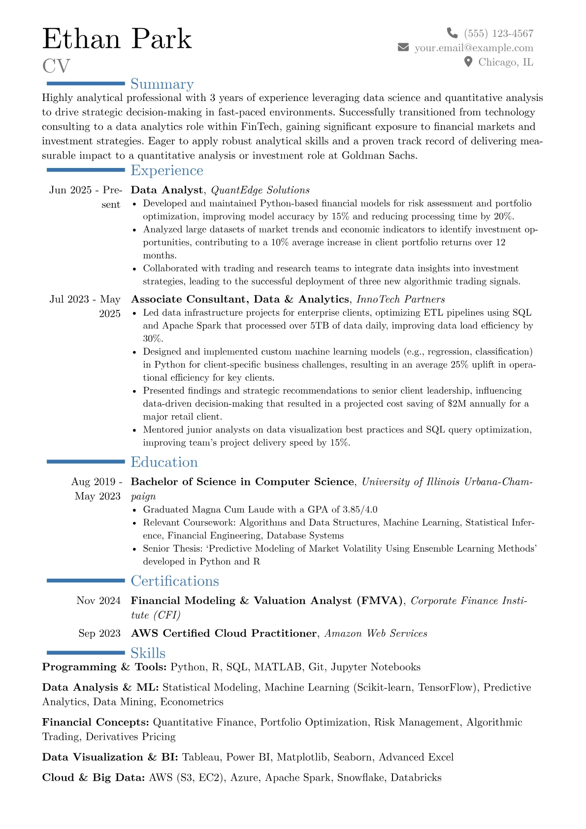 Career changer version - Page 1