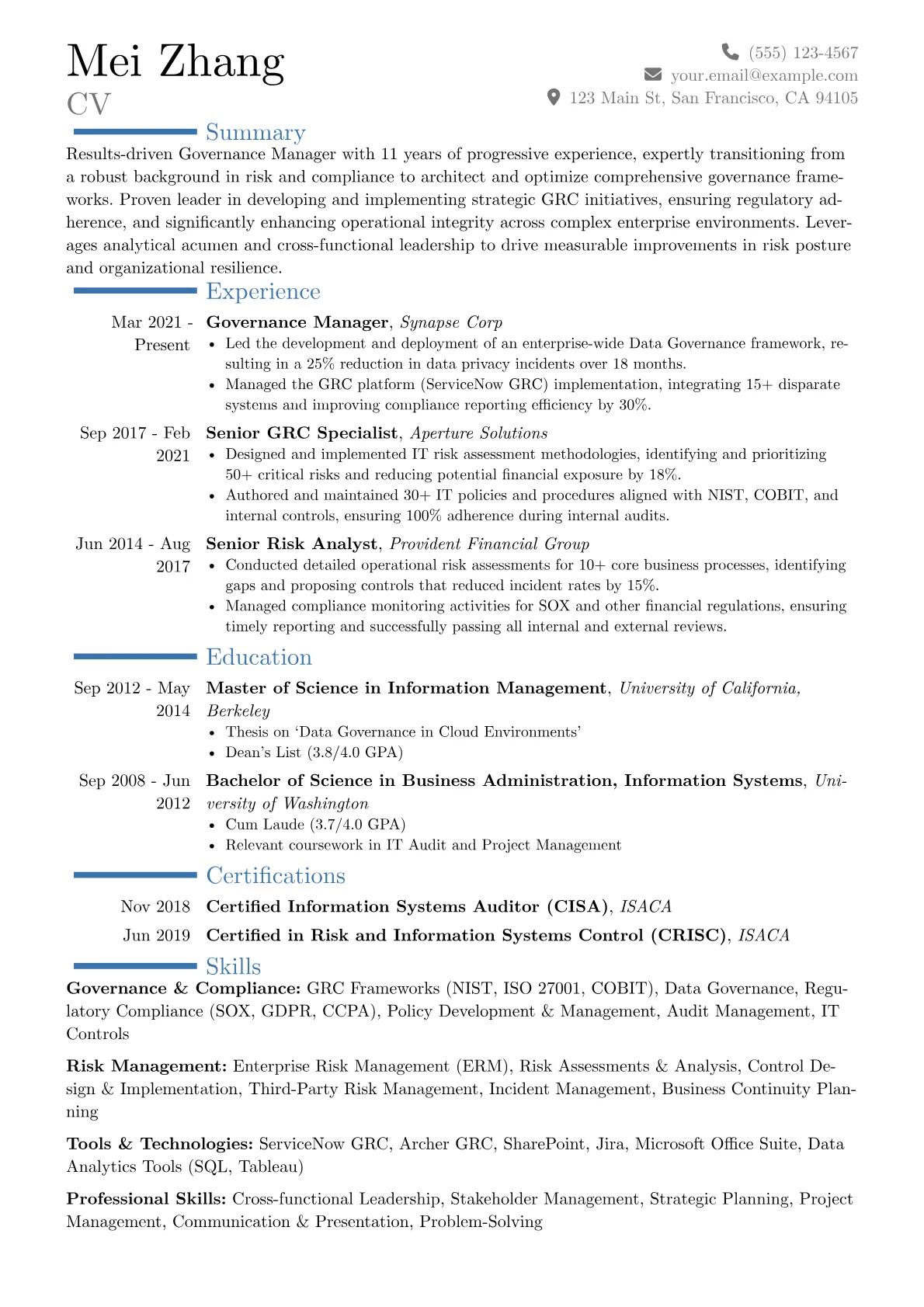 Career changer version - Page 1