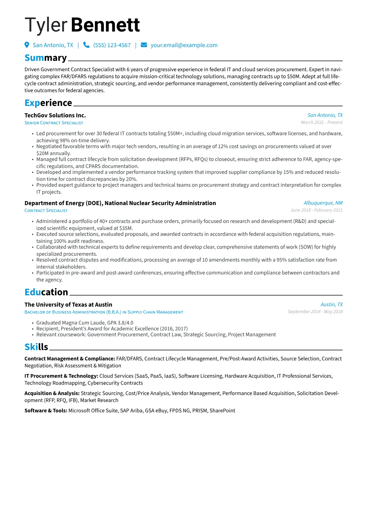 Contract Management version - Page 1