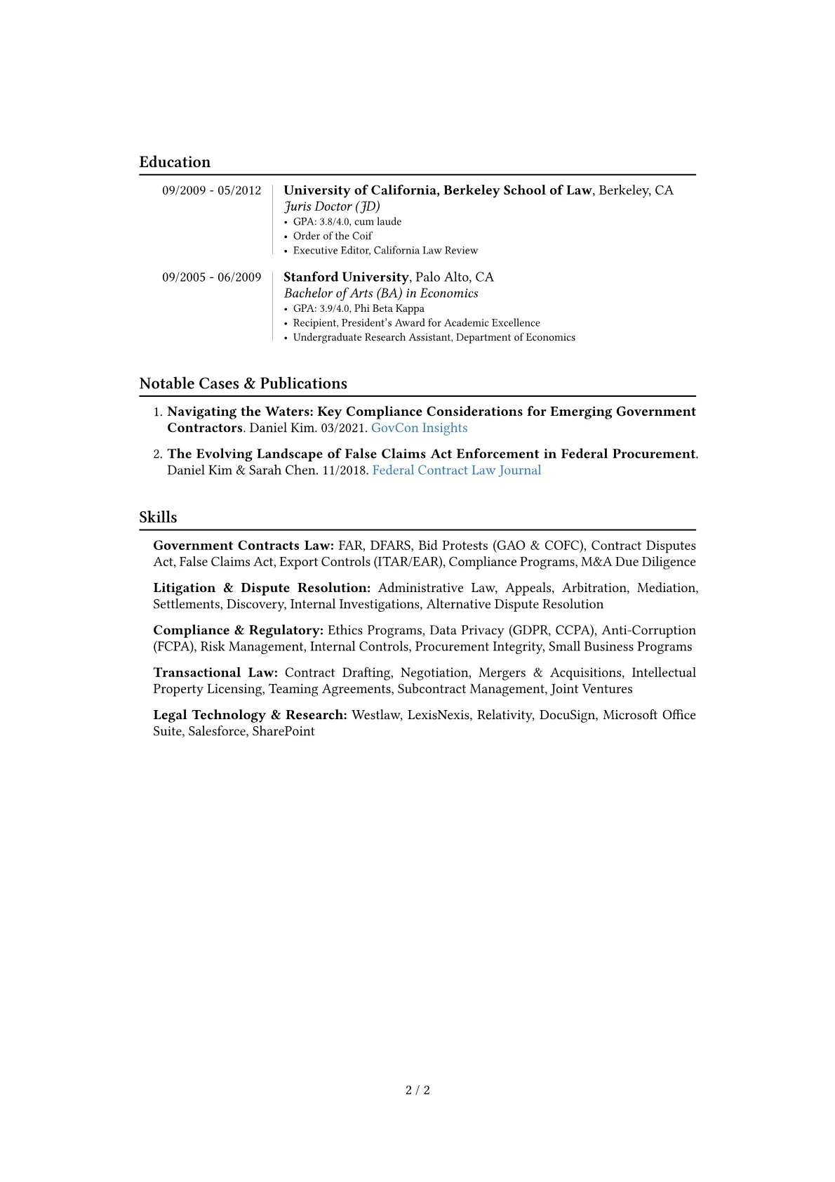 Career changer version - Page 2