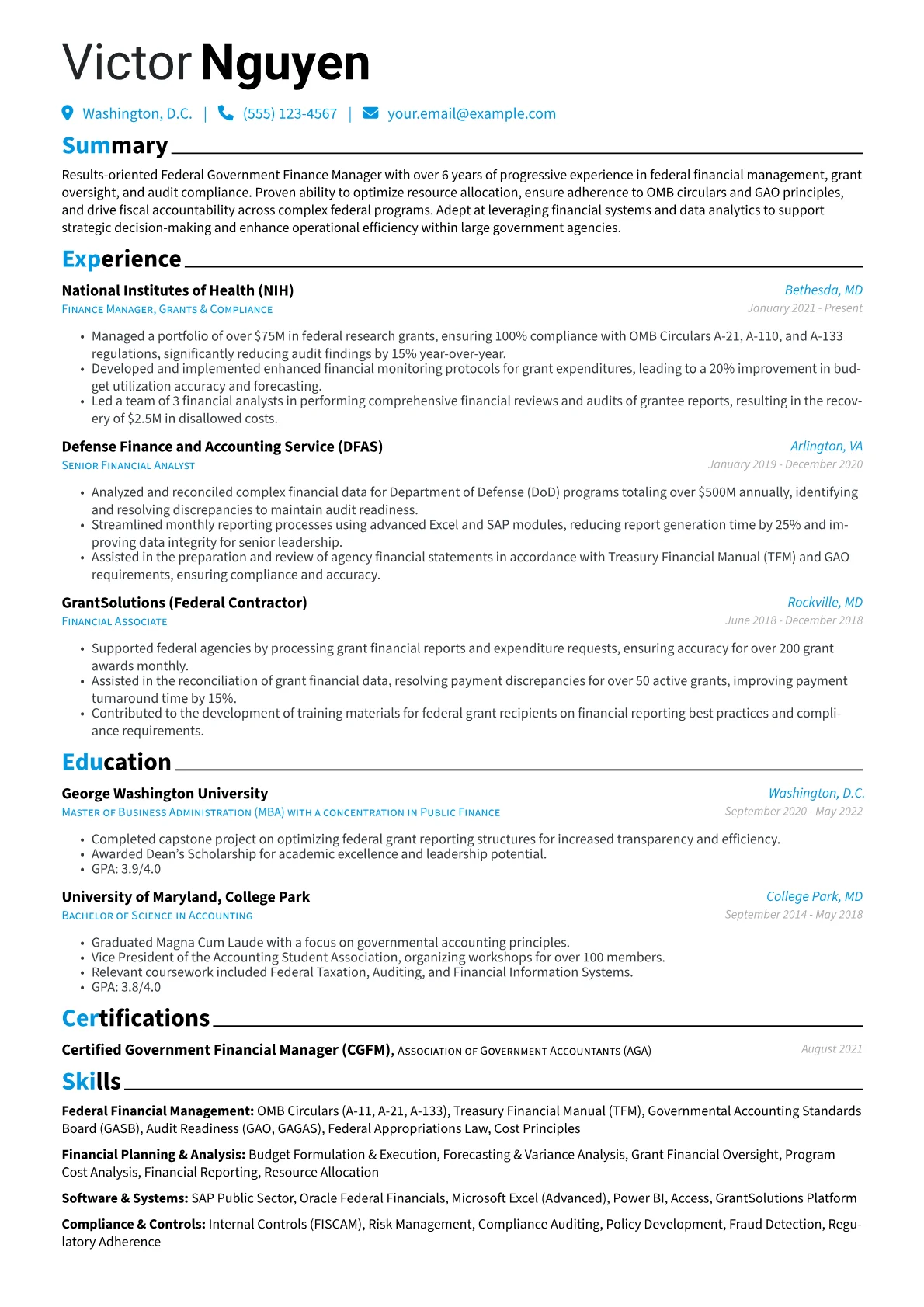 Federal Grants version - Page 1