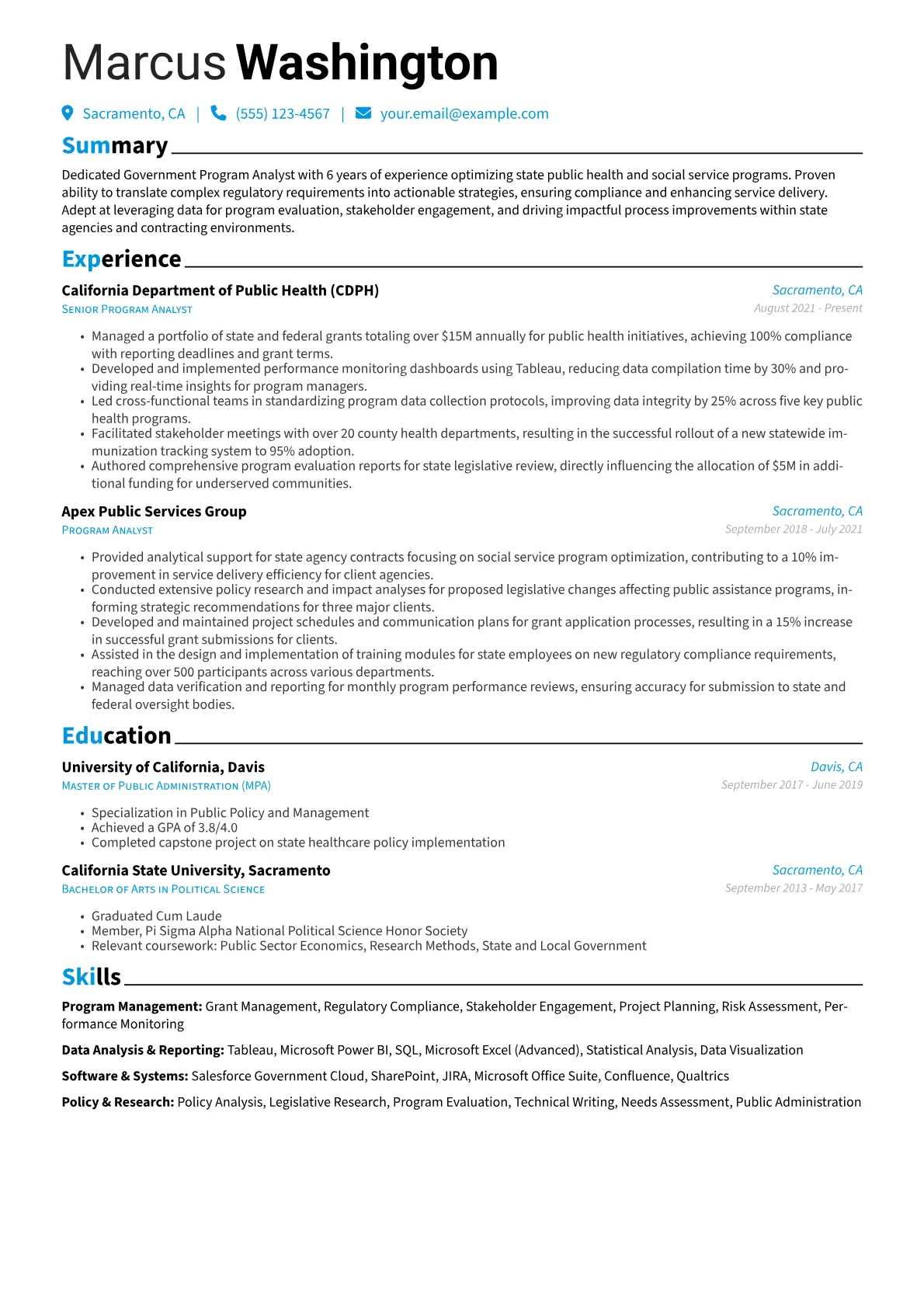 Program Management version - Page 1