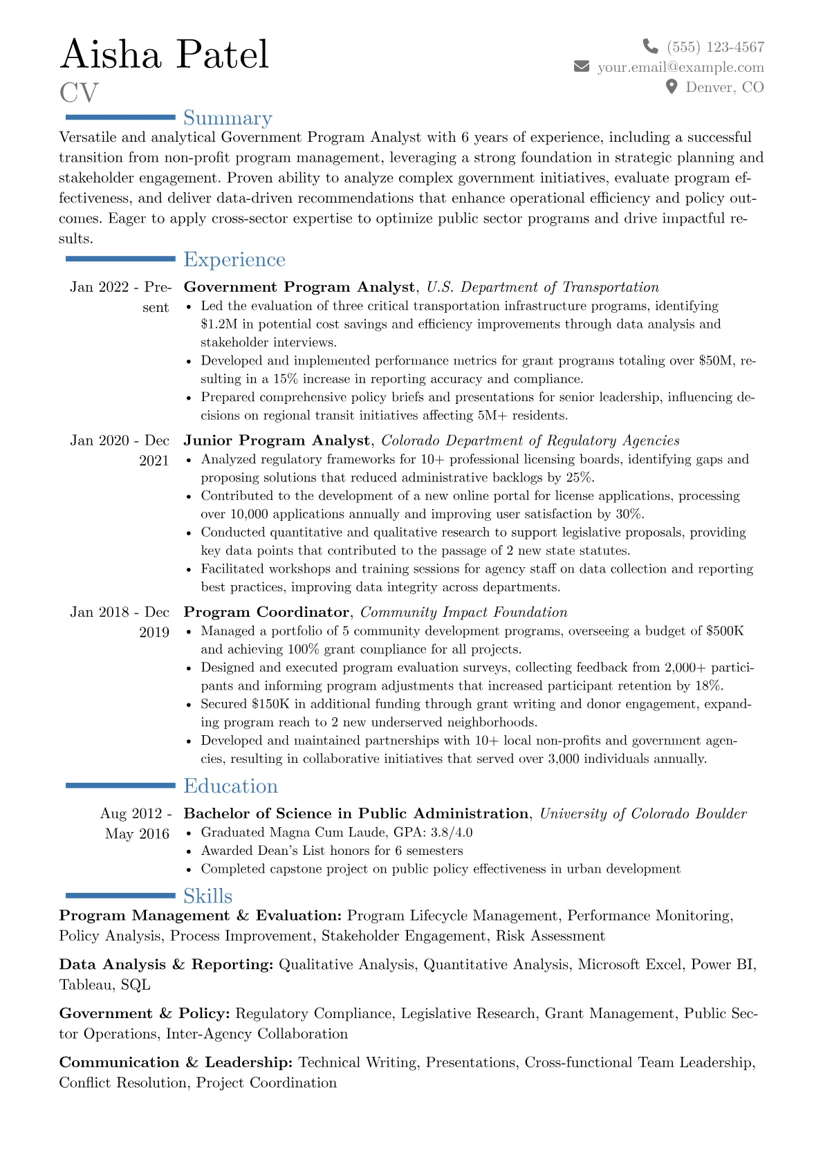 Career changer version - Page 1