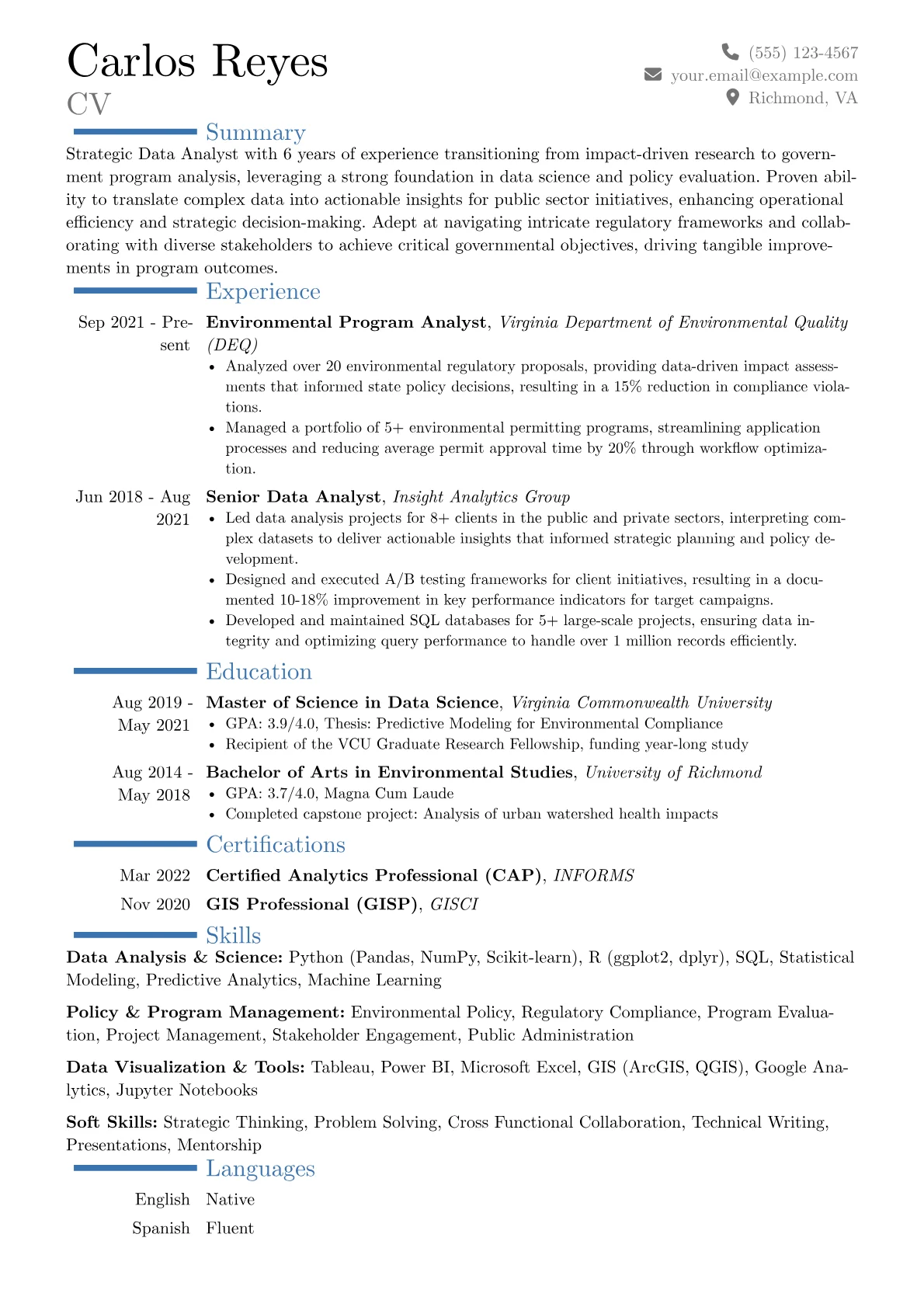 Career changer version - Page 1