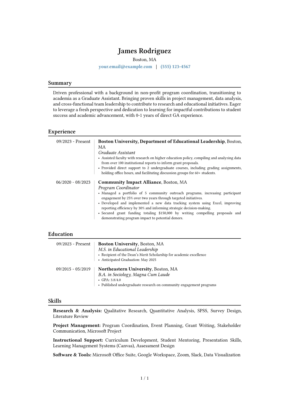 Career changer version - Page 1