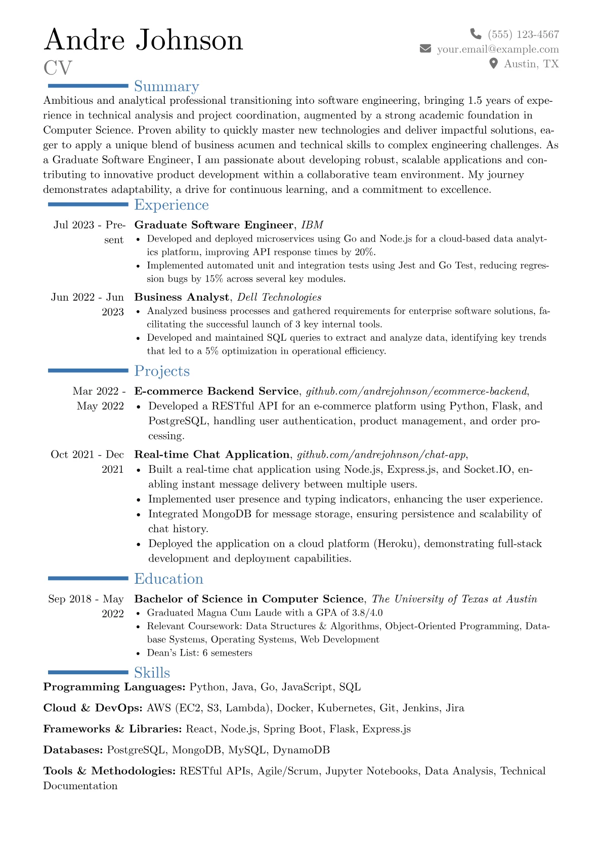 Career changer version - Page 1