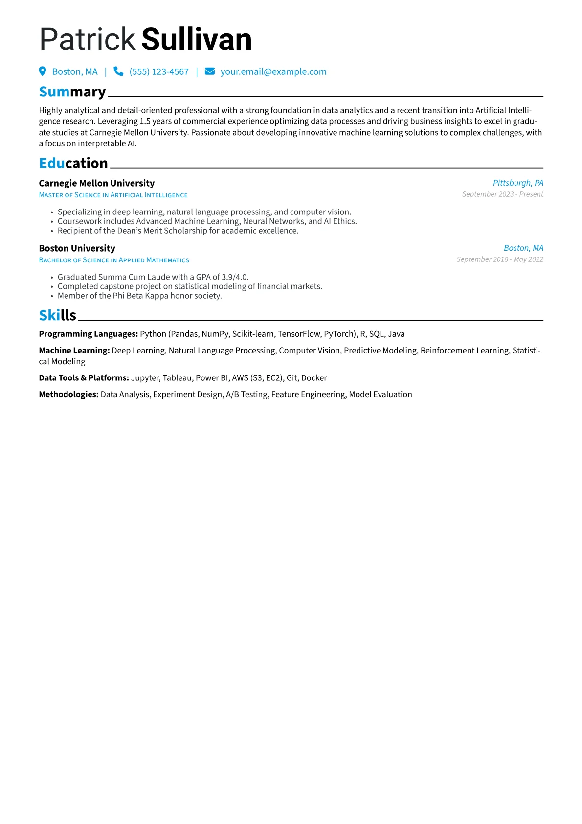 Career changer version - Page 1