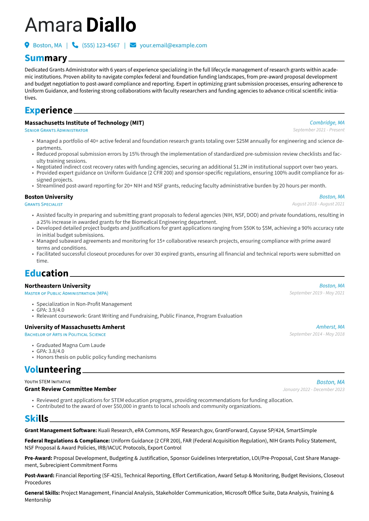 Grant Management Software version - Page 1