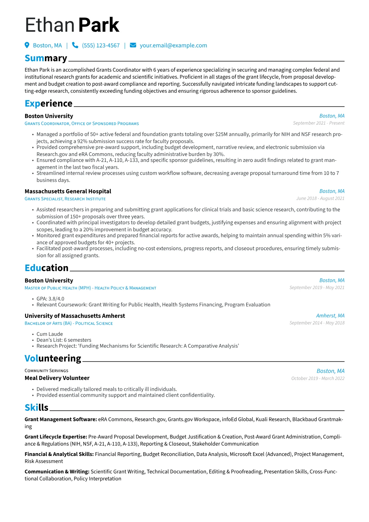 Grant Management Software version - Page 1