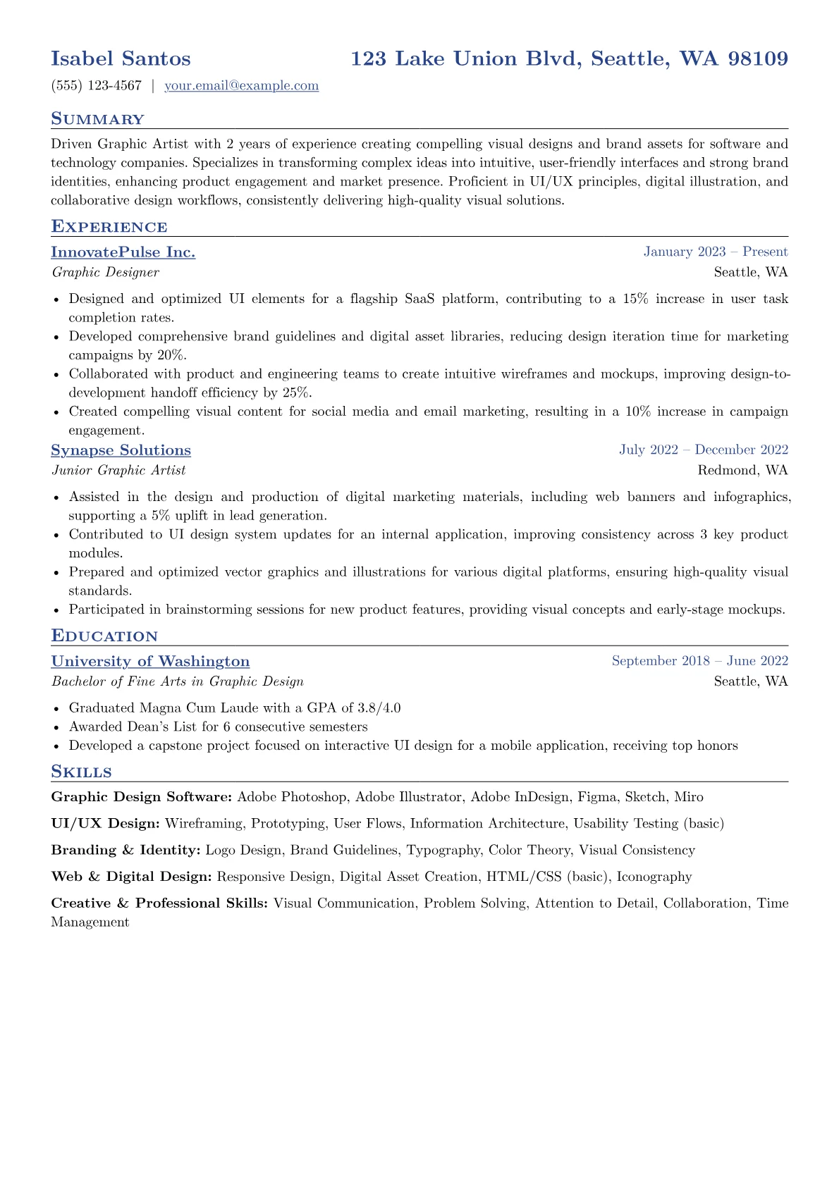 Graphic Artist version - Page 1