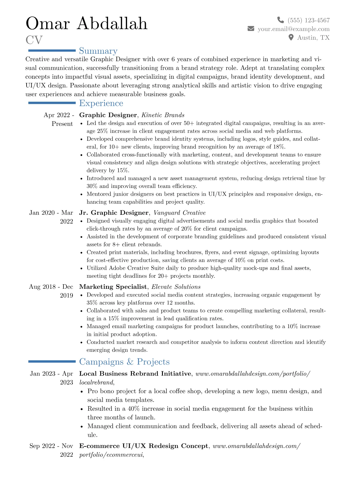 Career changer version - Page 1