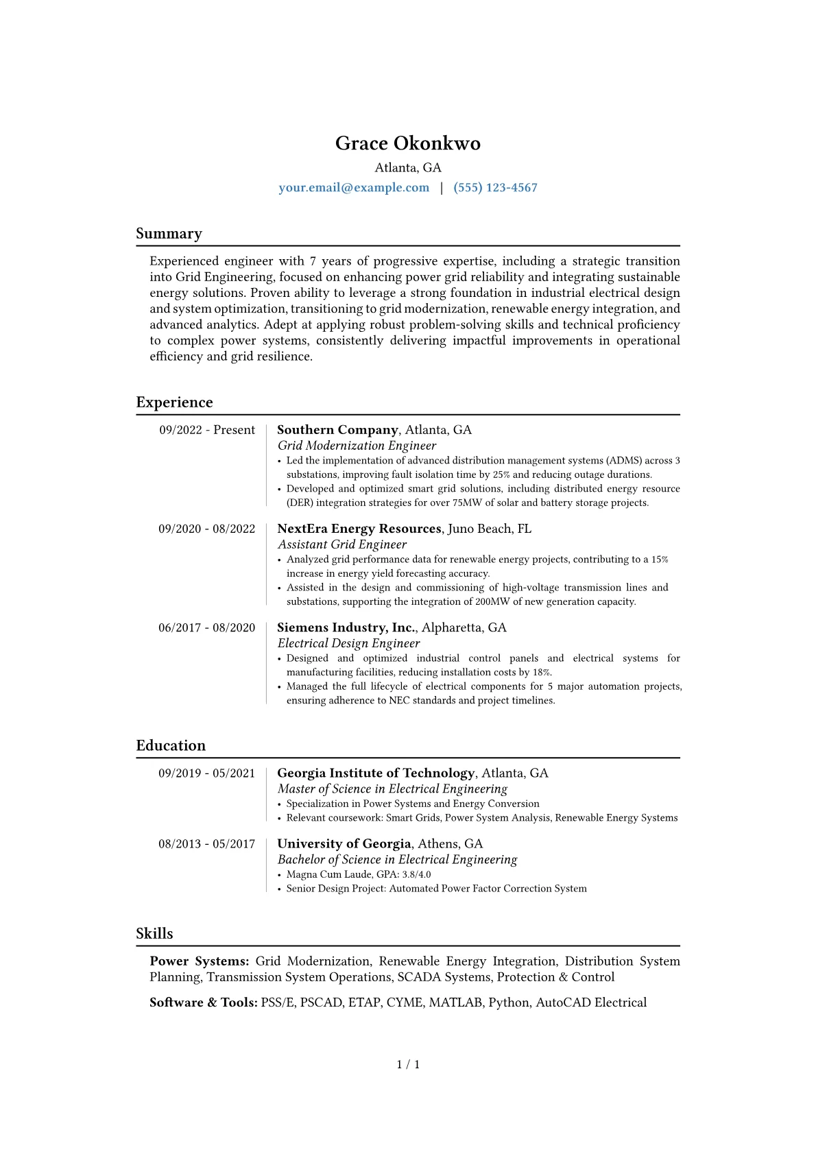 Career changer version - Page 1
