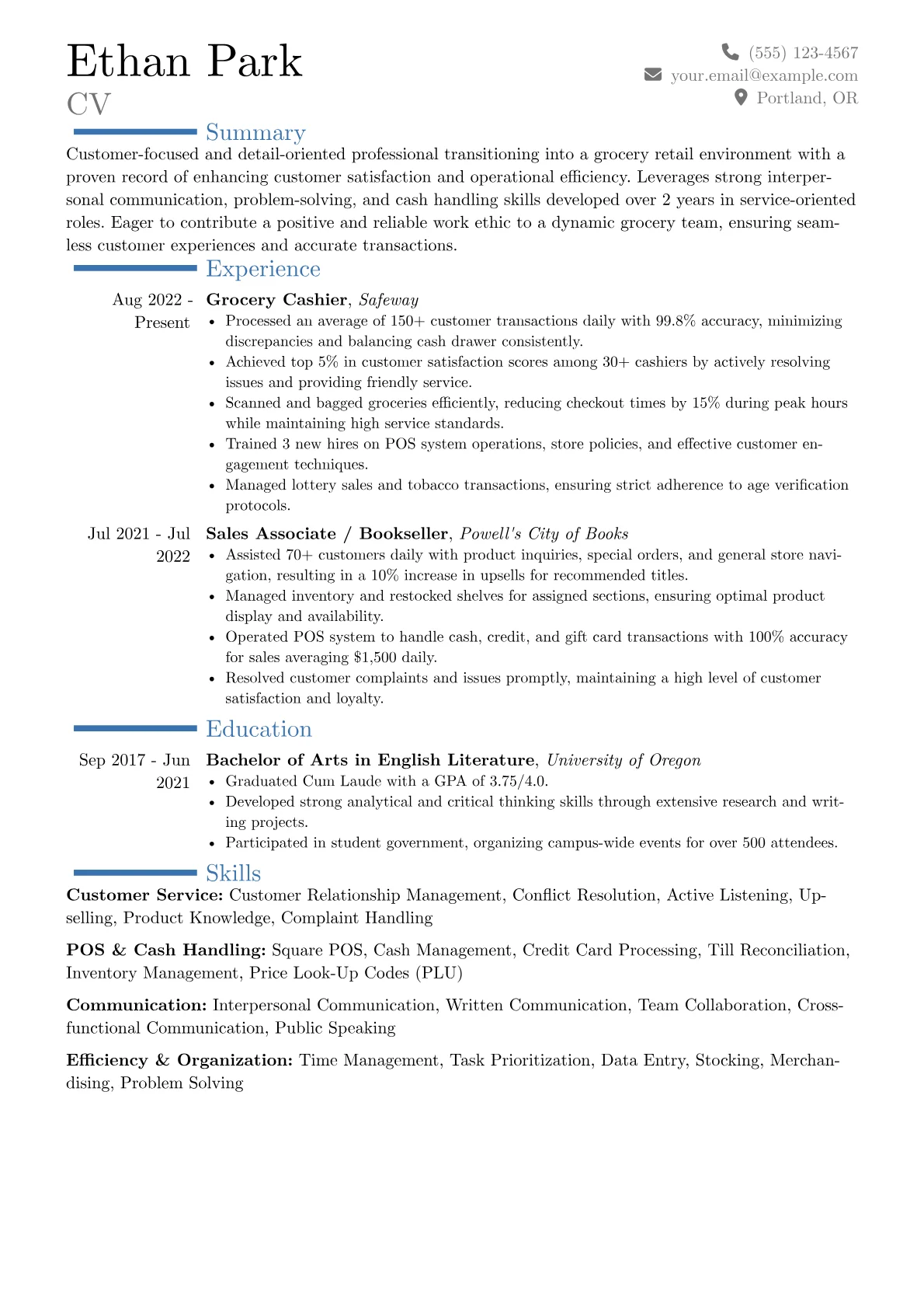 Career changer version - Page 1