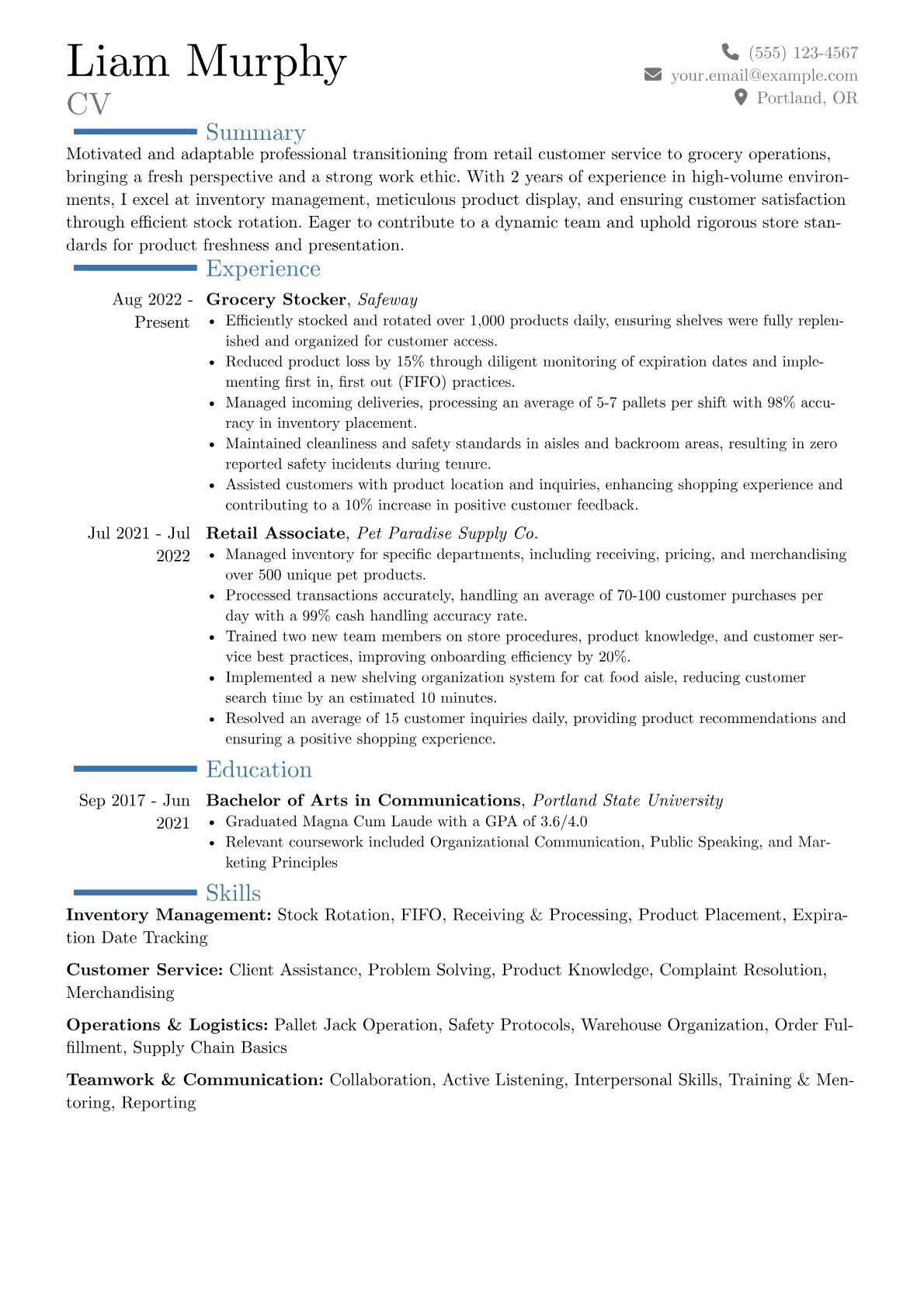 Career changer version - Page 1
