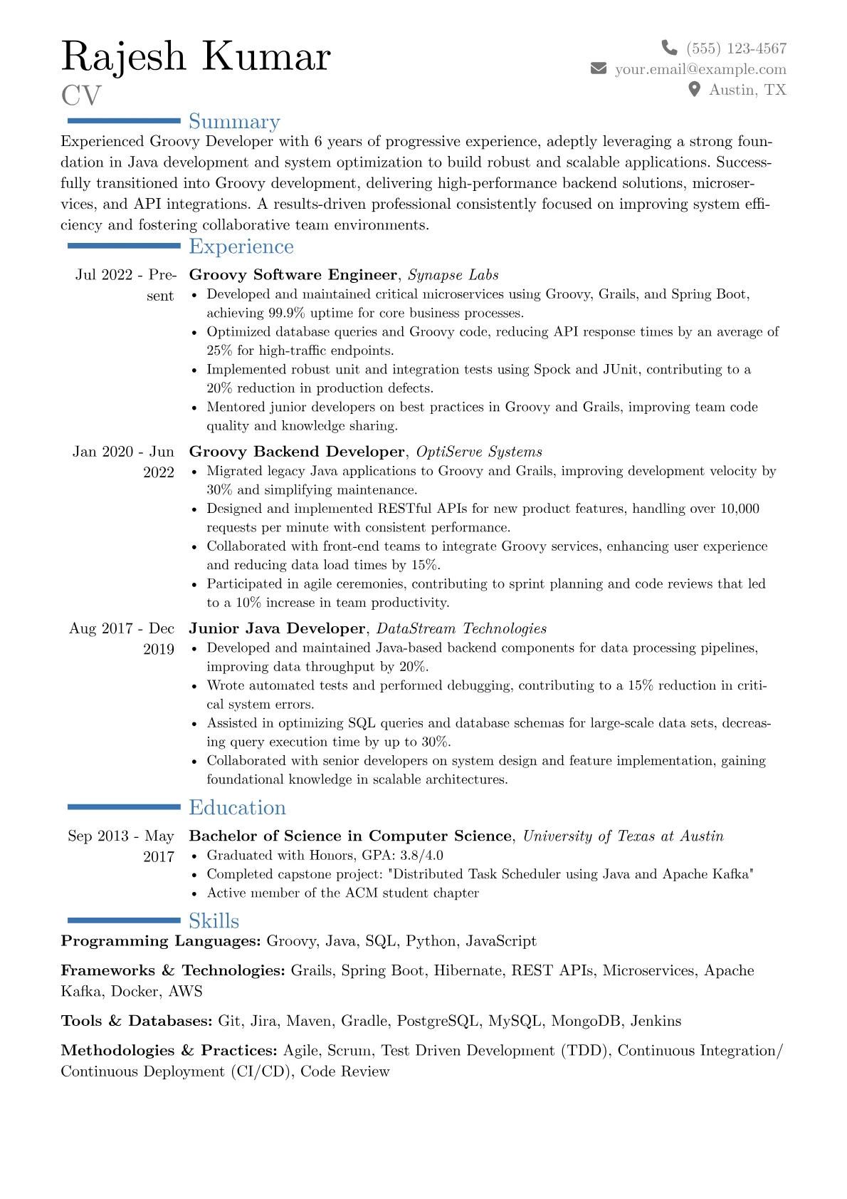 Career changer version - Page 1