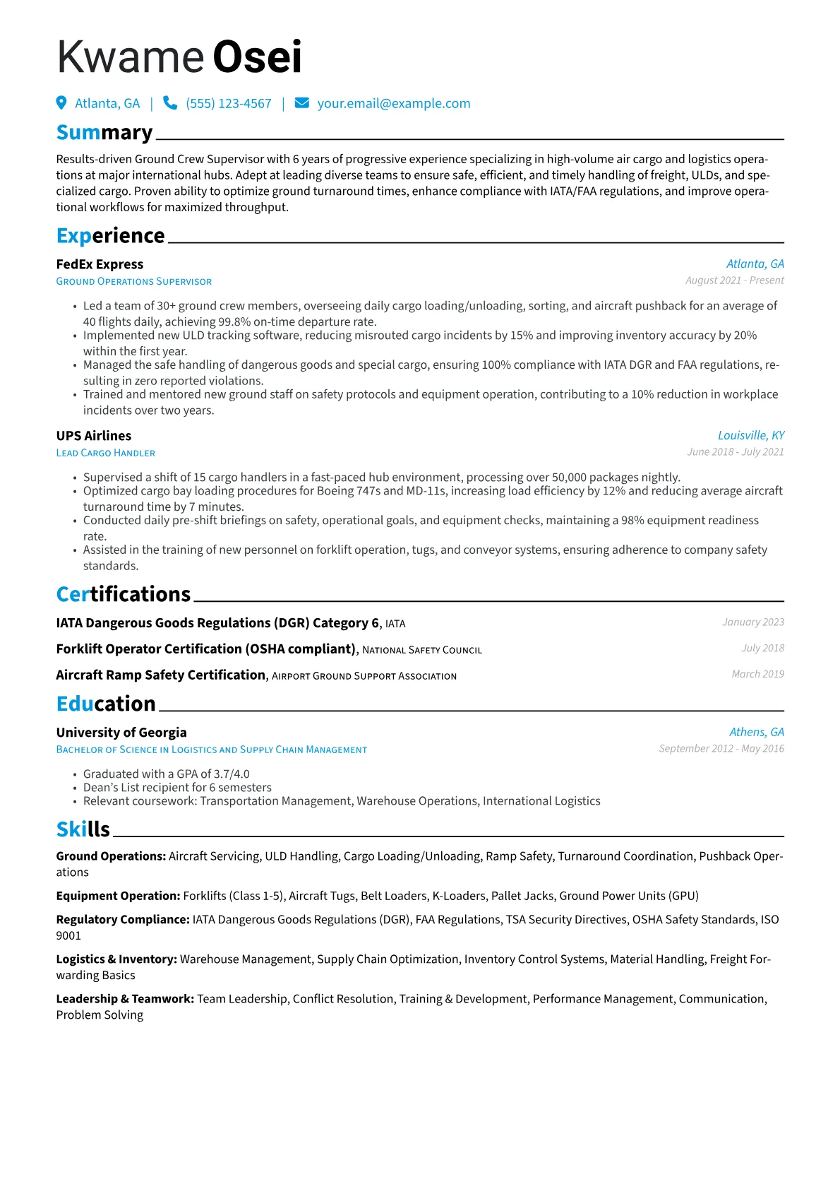 Cargo Operations Focus version - Page 1