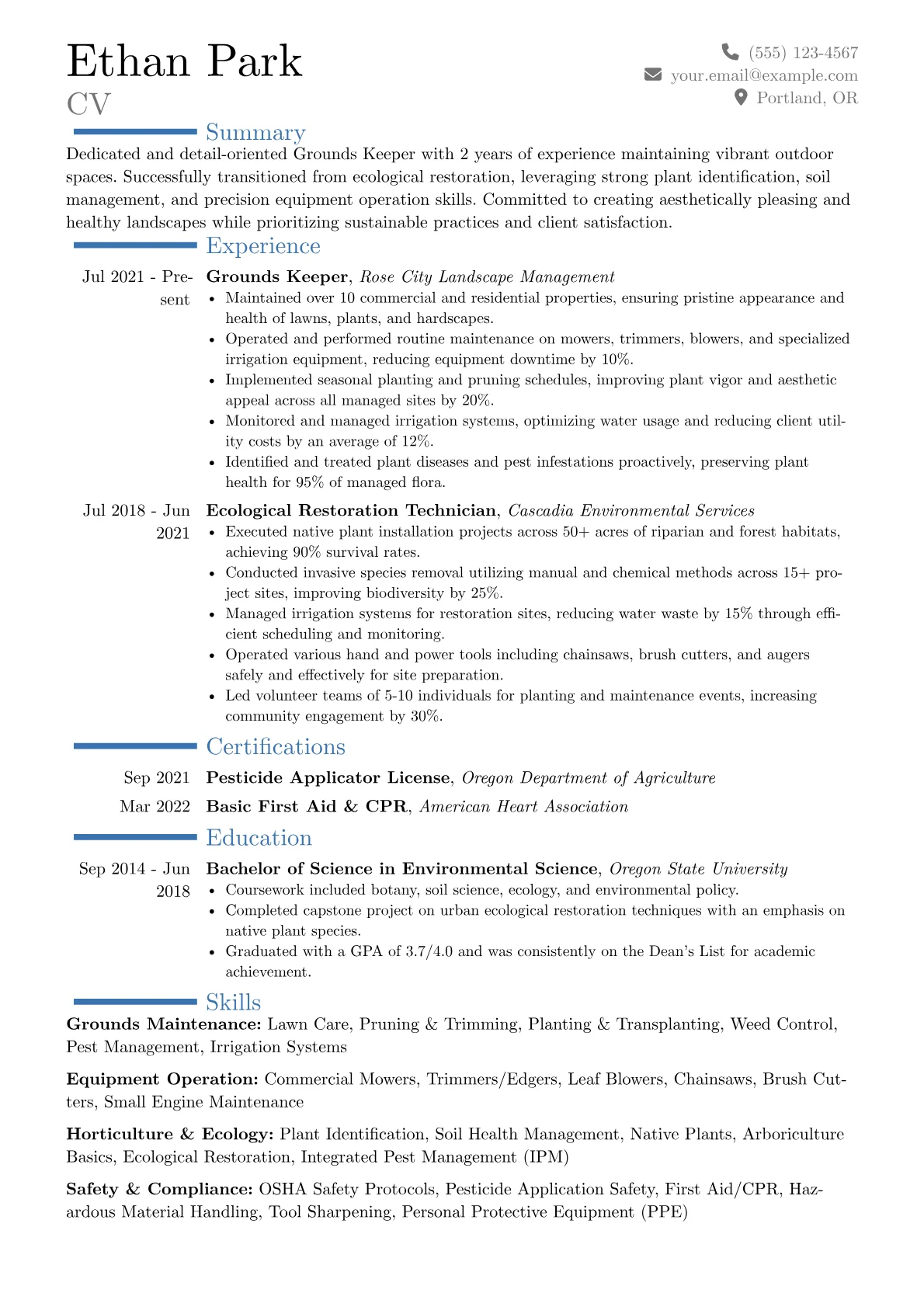 Career changer version - Page 1