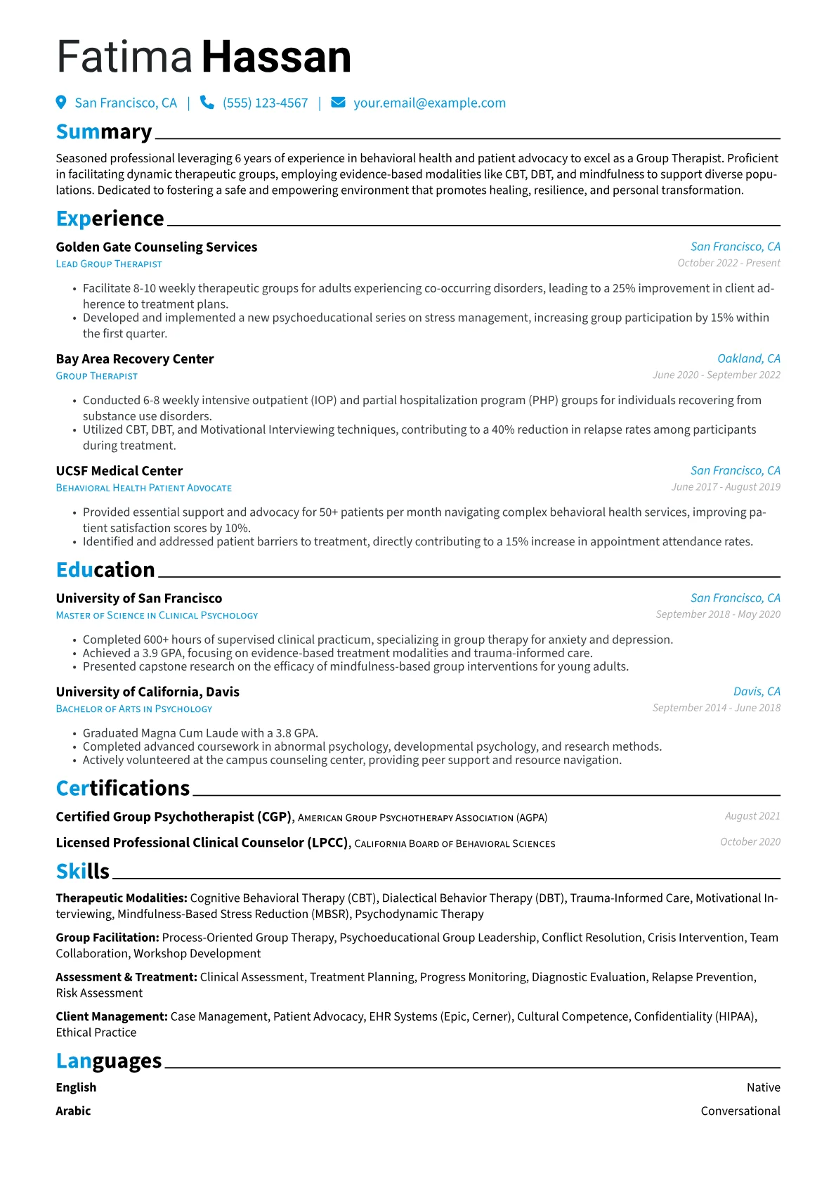 Career changer version - Page 1