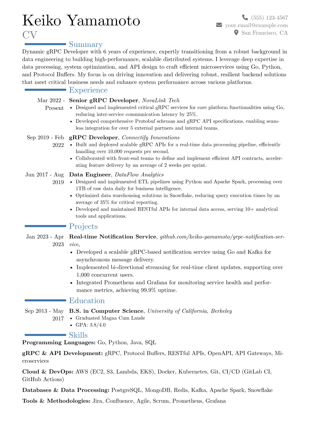 Career changer version - Page 1