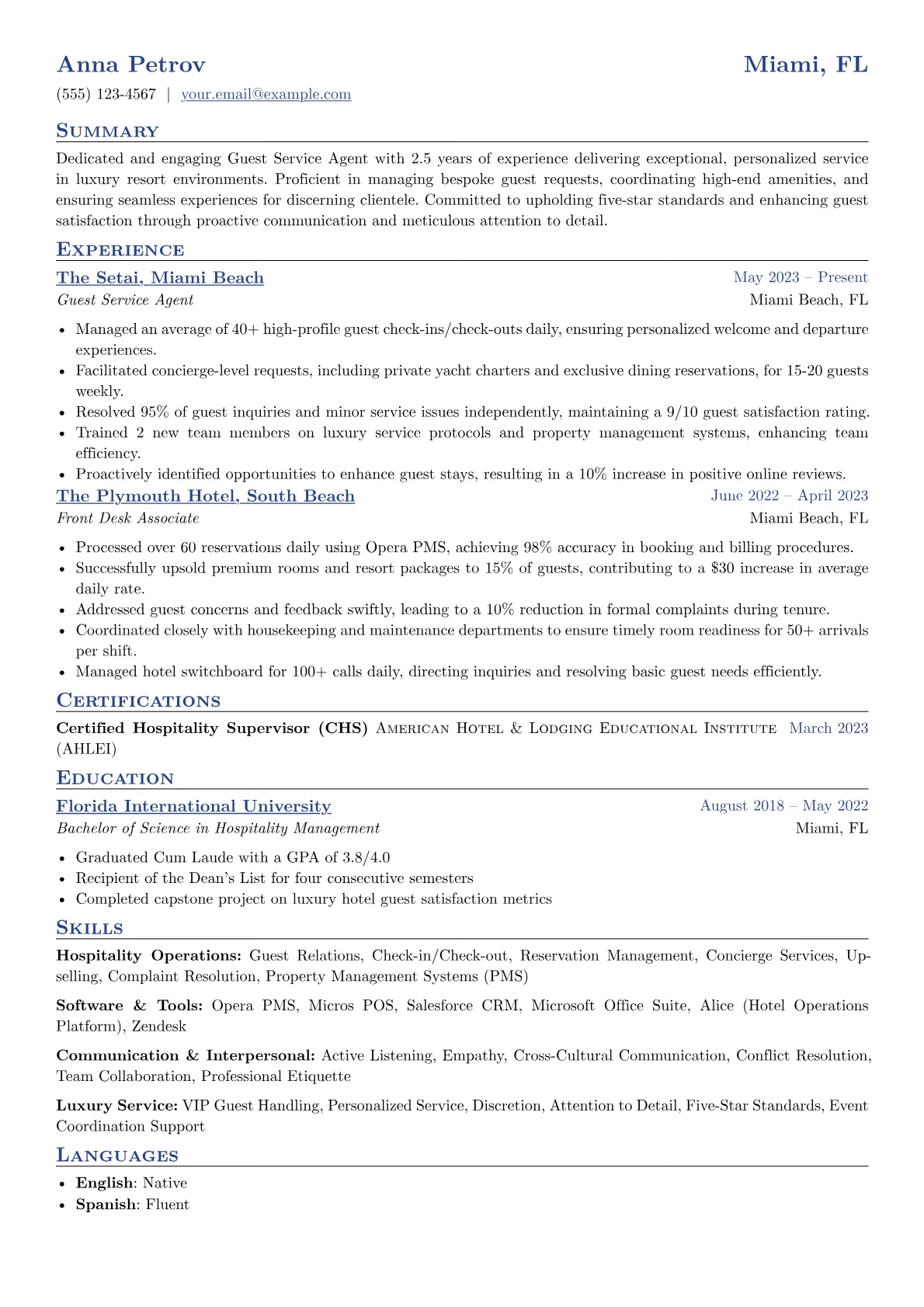 Luxury Resort Guest version - Page 1
