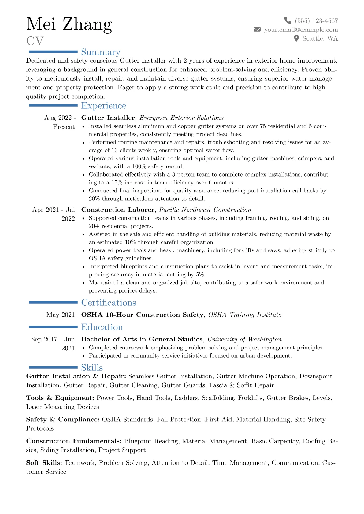 Career changer version - Page 1