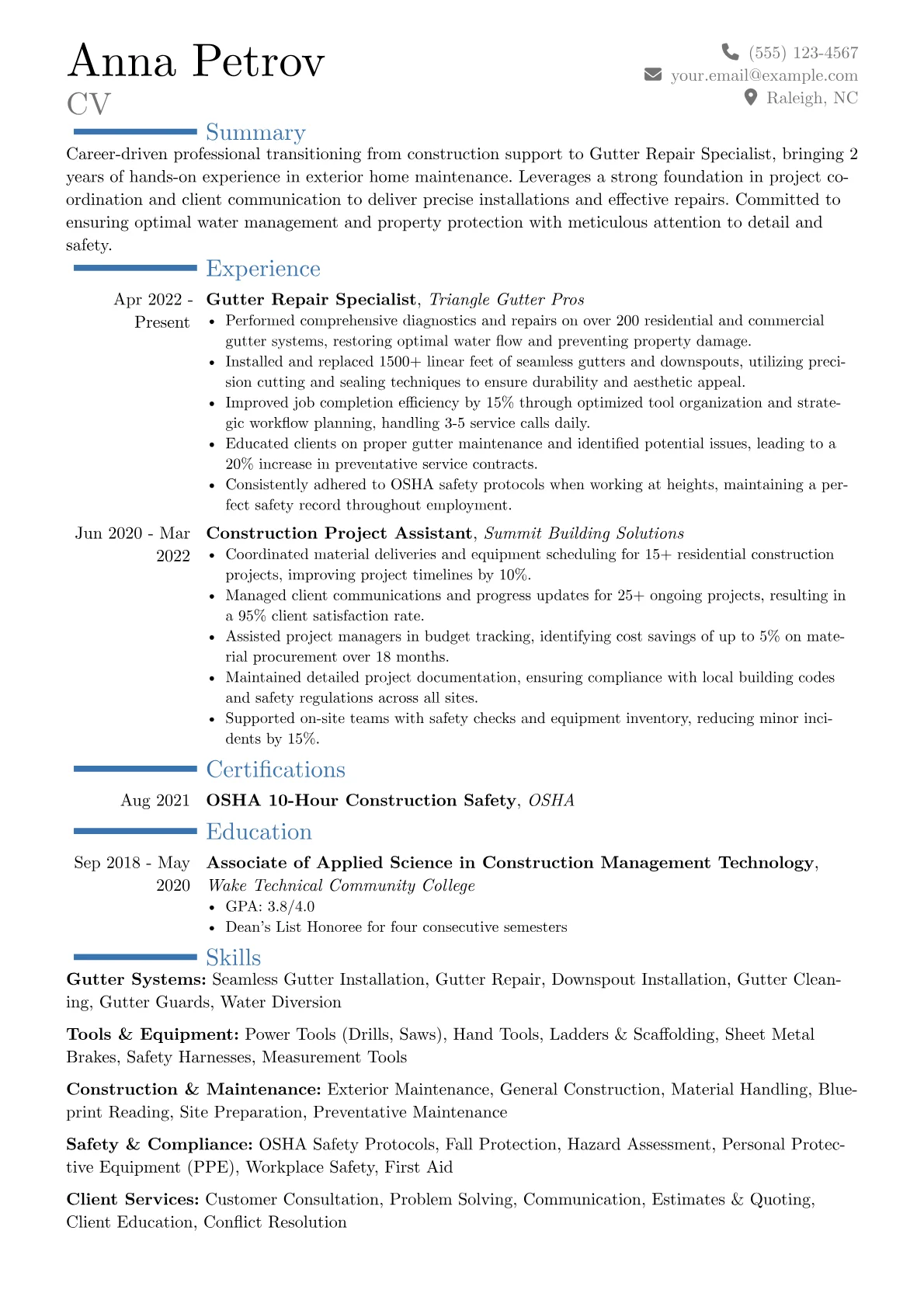 Career changer version - Page 1