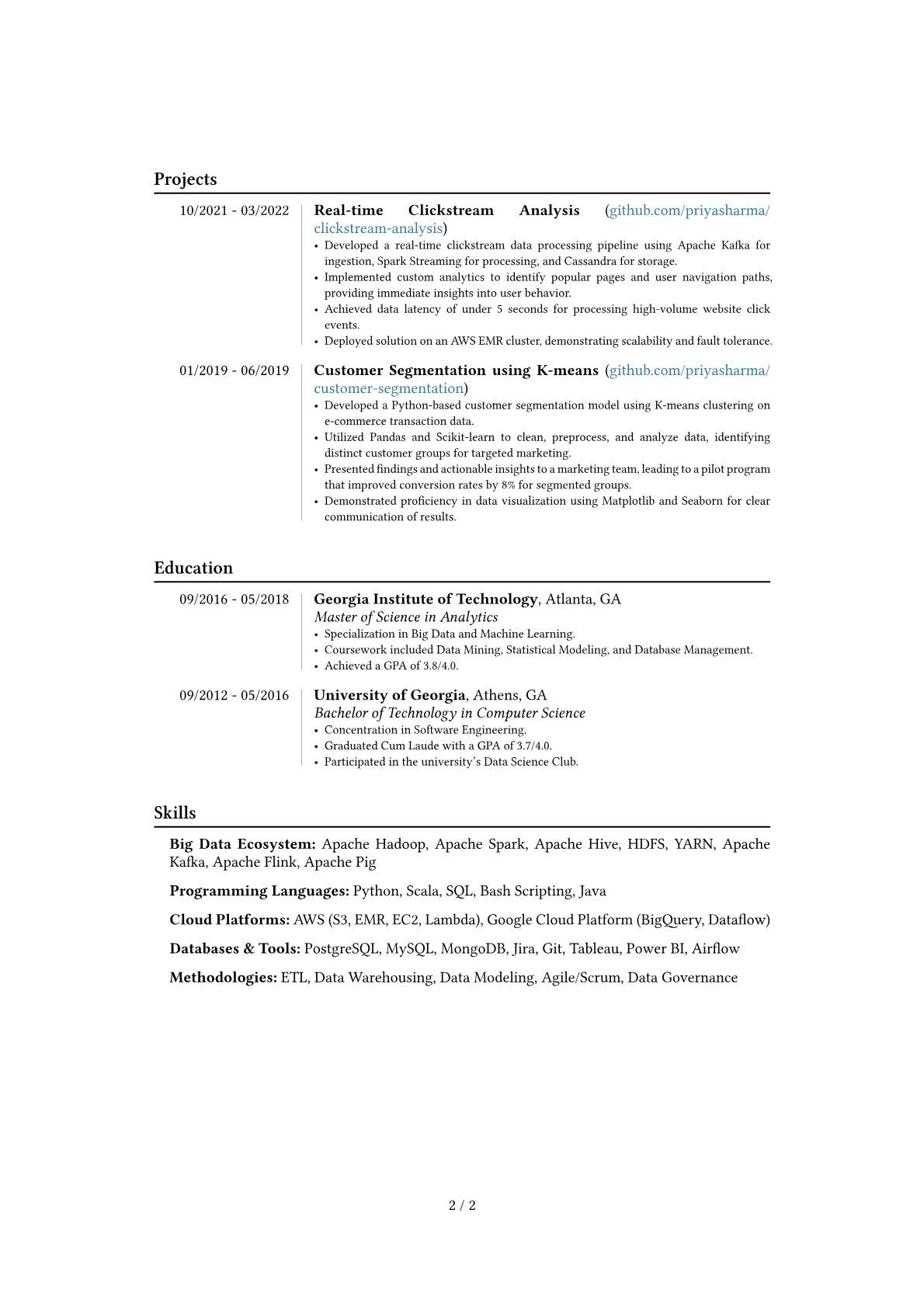 Career changer version - Page 2