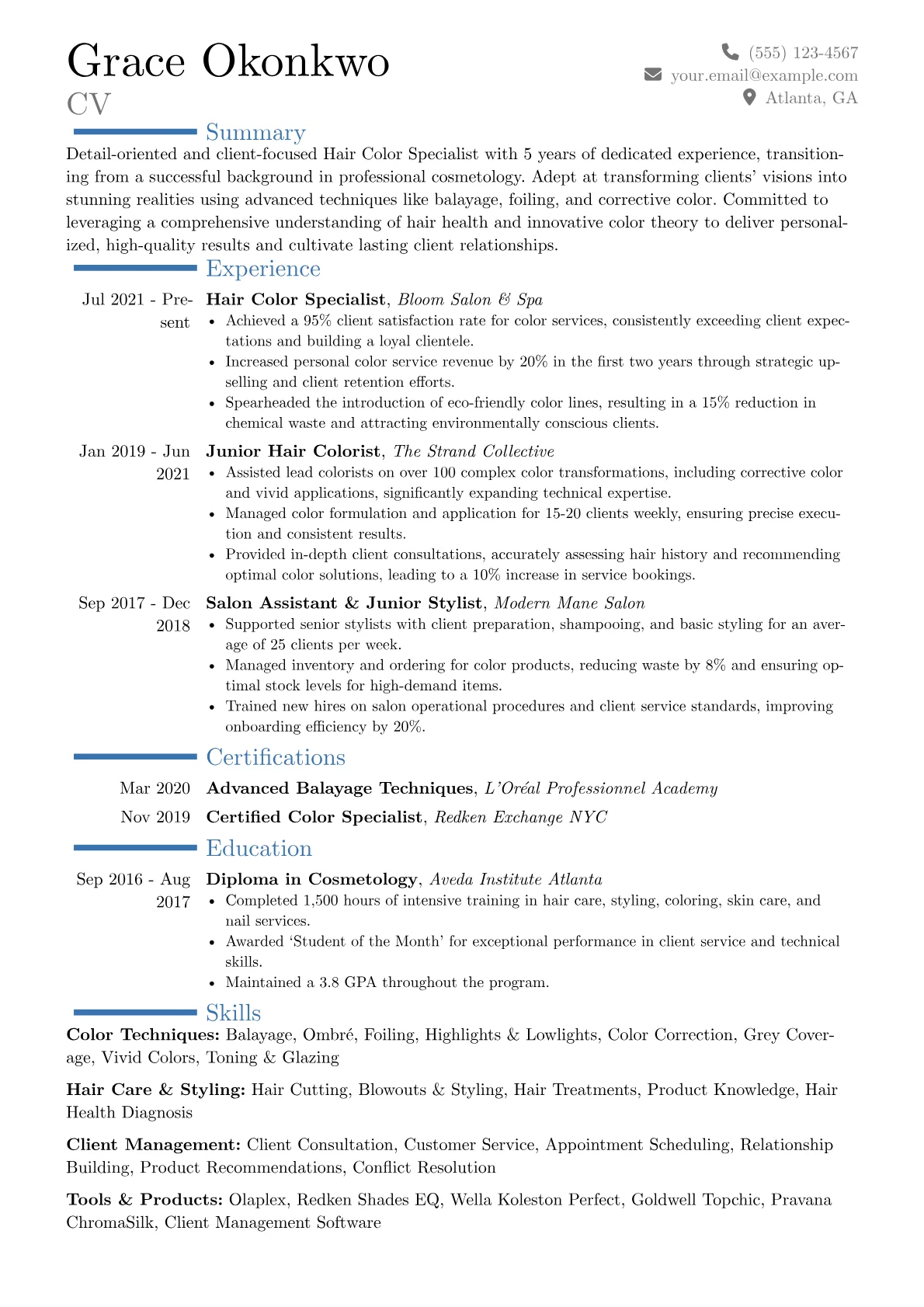 Career changer version - Page 1